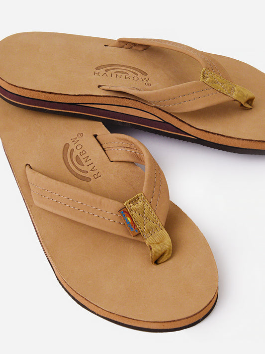 Rainbow Men's Double Layer Premier Leather Flip Flop