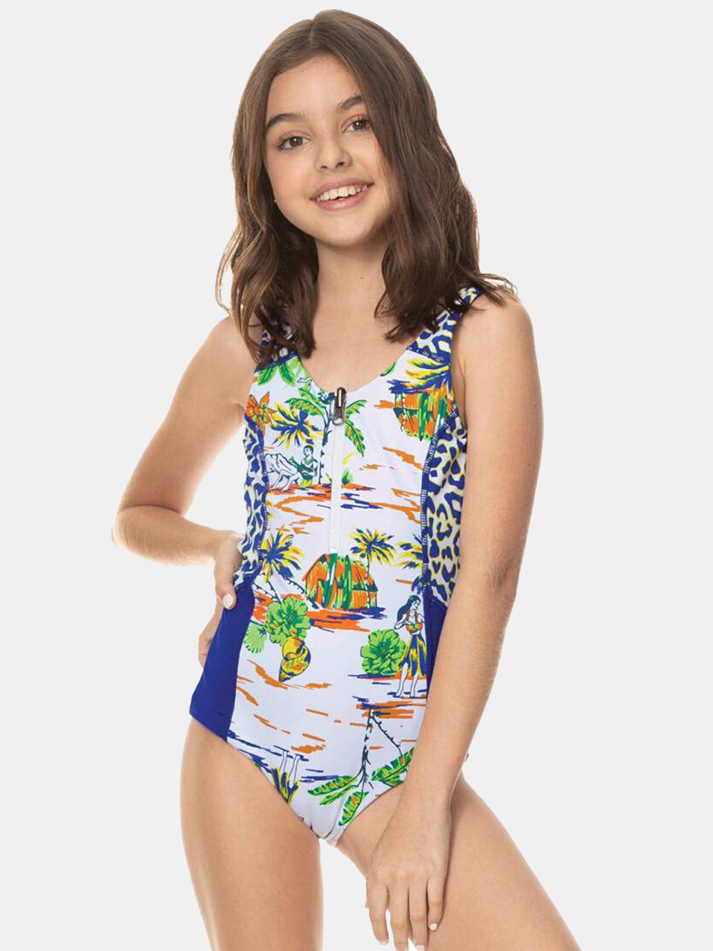 Maaji Girls' Pooltastic Terra One-Piece Swimsuit