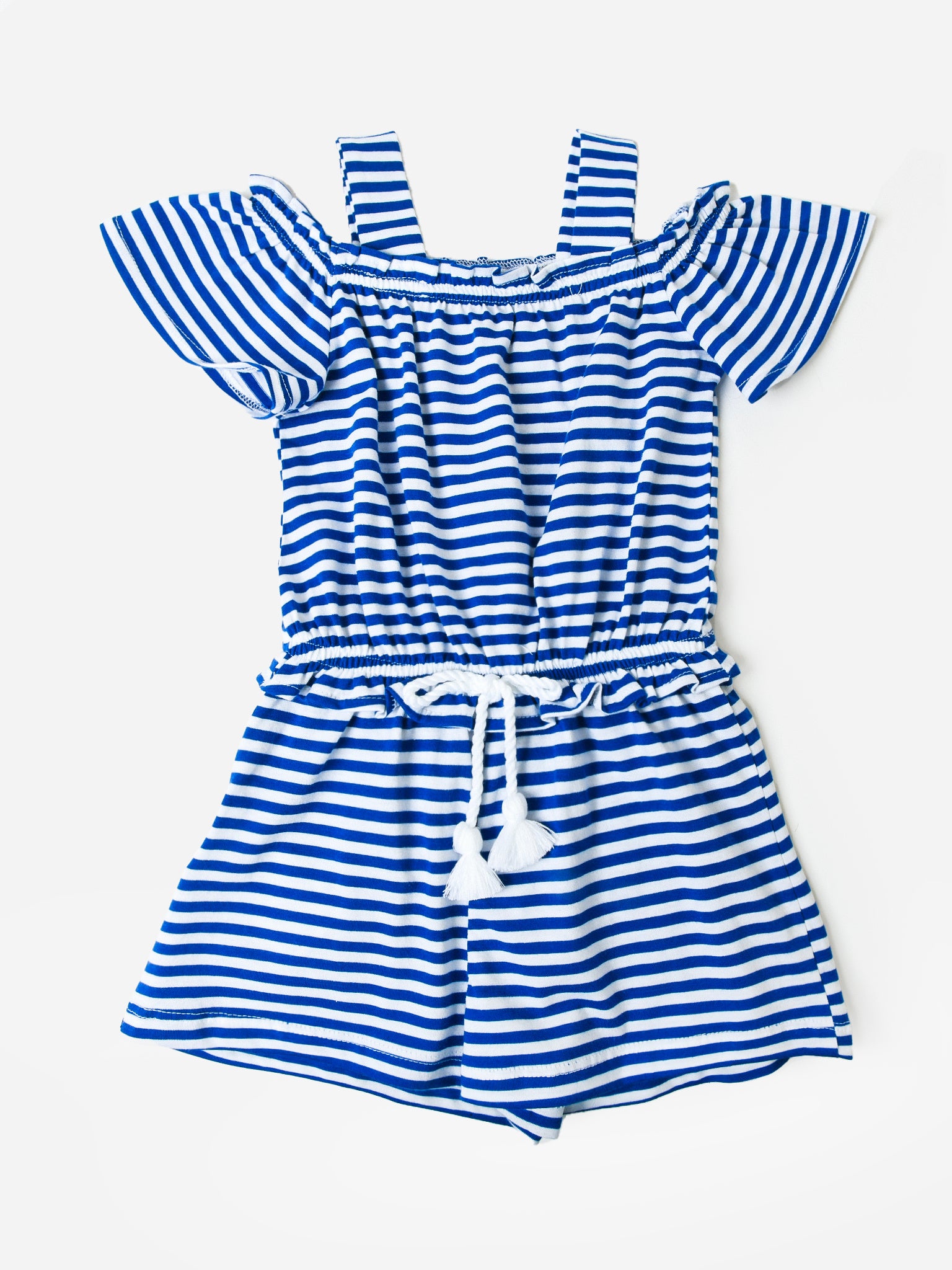 Mayoral Girls' Striped Knit Romper – saintbernard.com