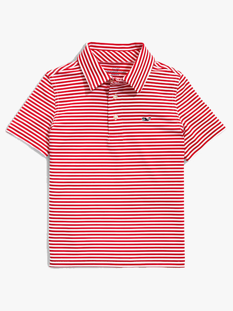 Winstead stripe sankaty top performance polo