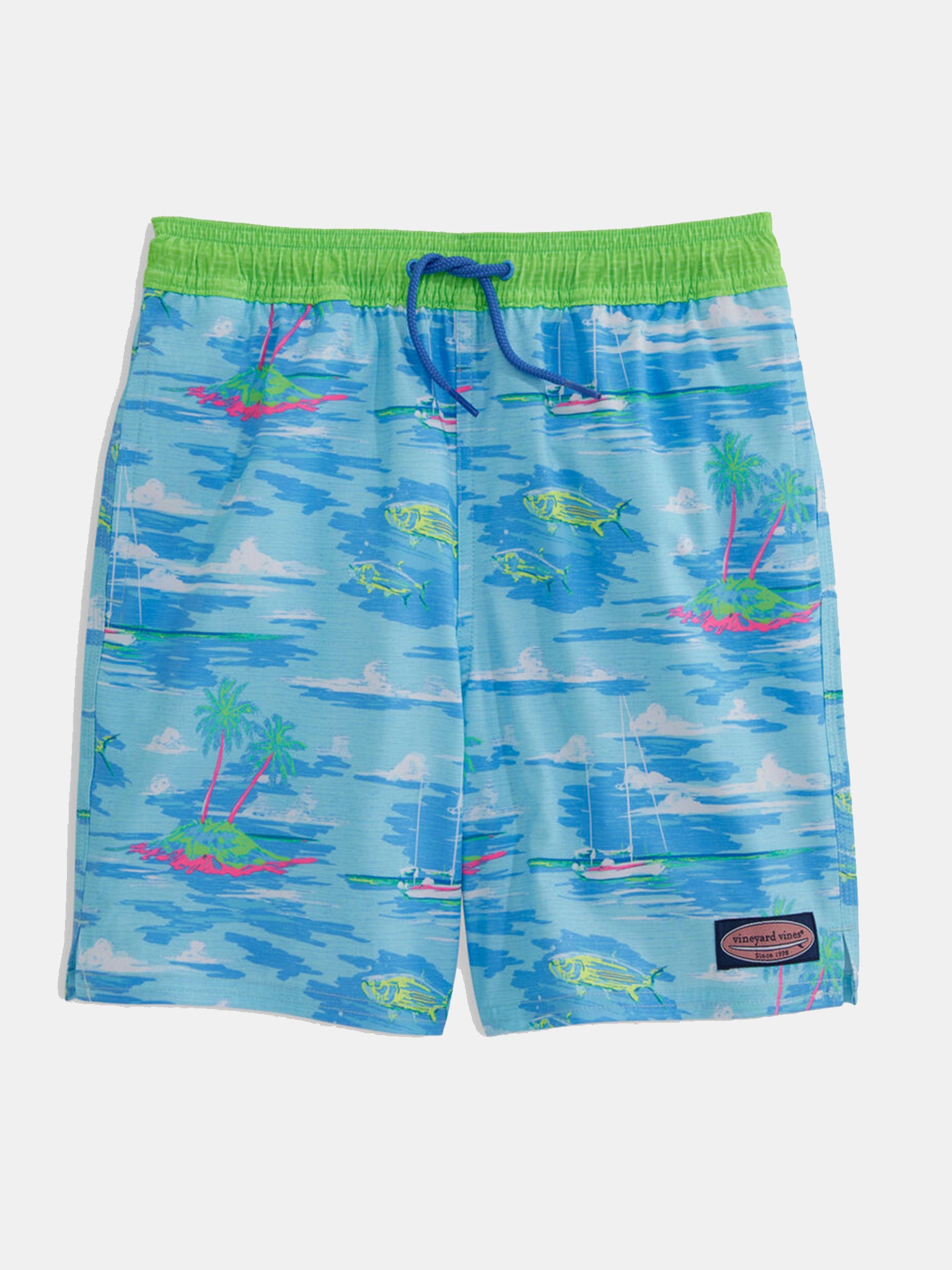 Vineyard Vines Boys’ Printed Chappy Swim Trunk