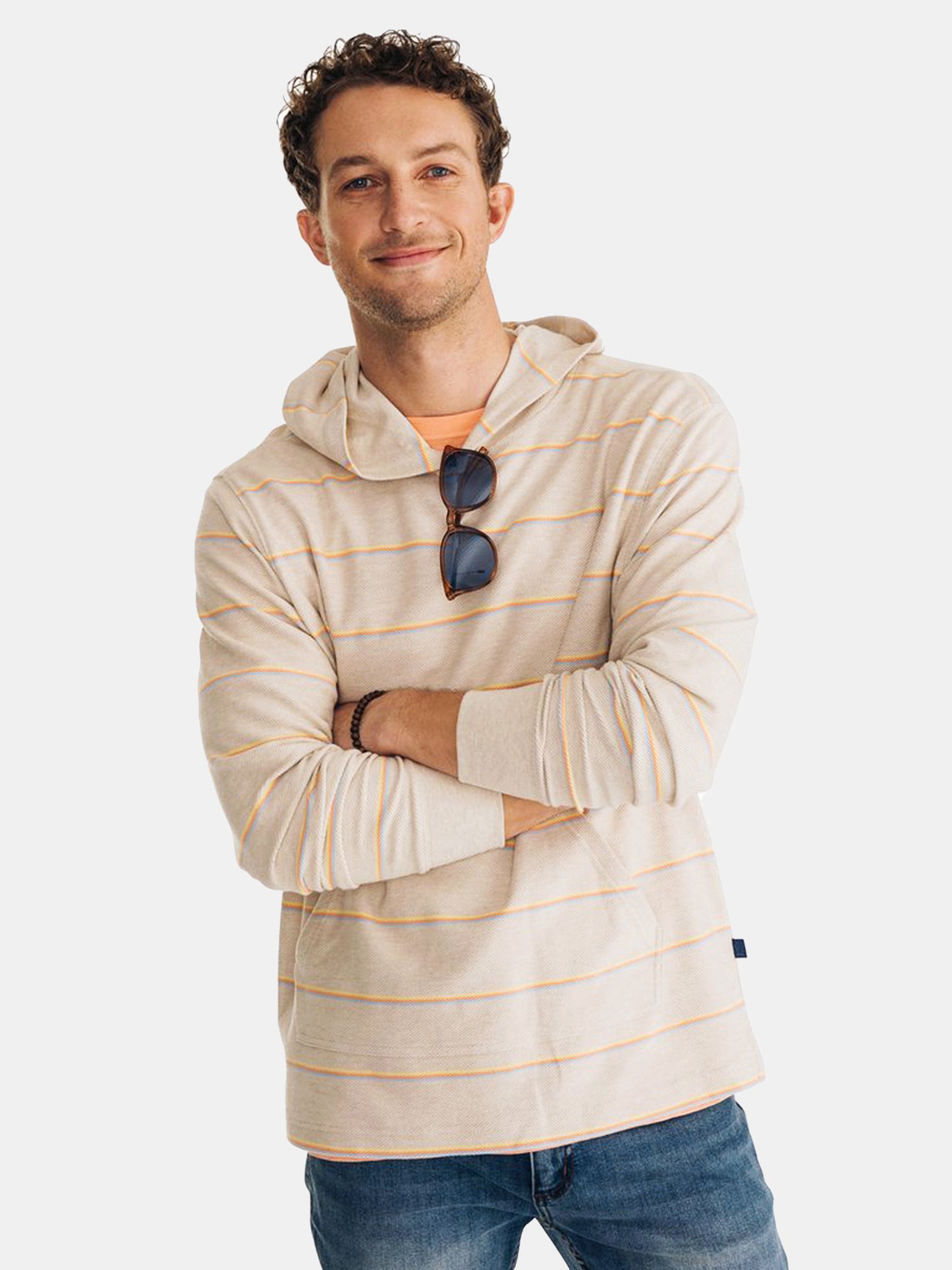 Southern Tide Men's Baja Striped Hoodie