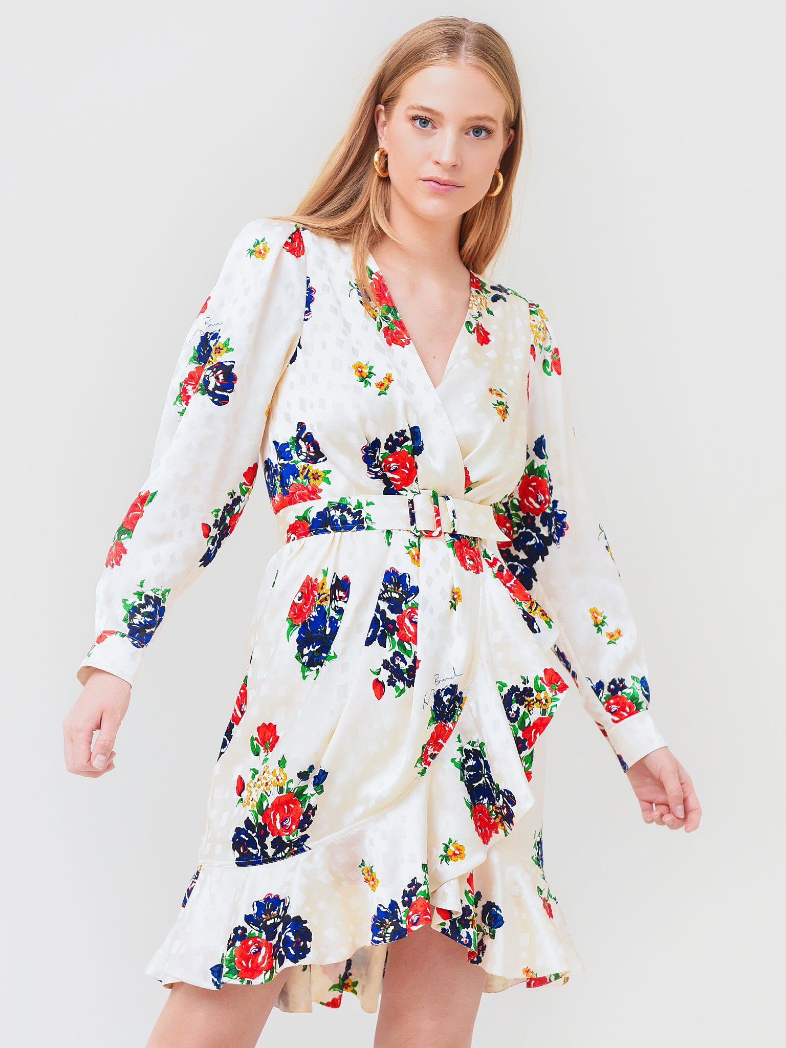 Tory burch store printed wrap dress