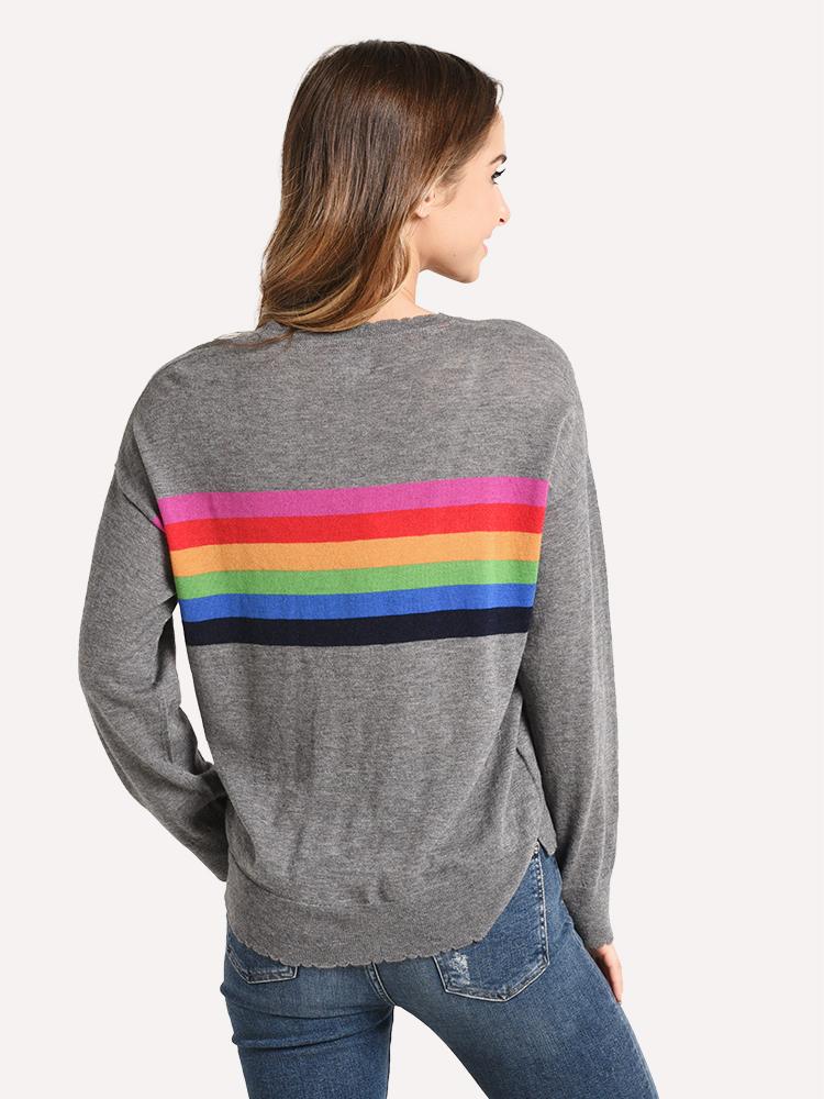 Sundry discount rainbow sweatshirt