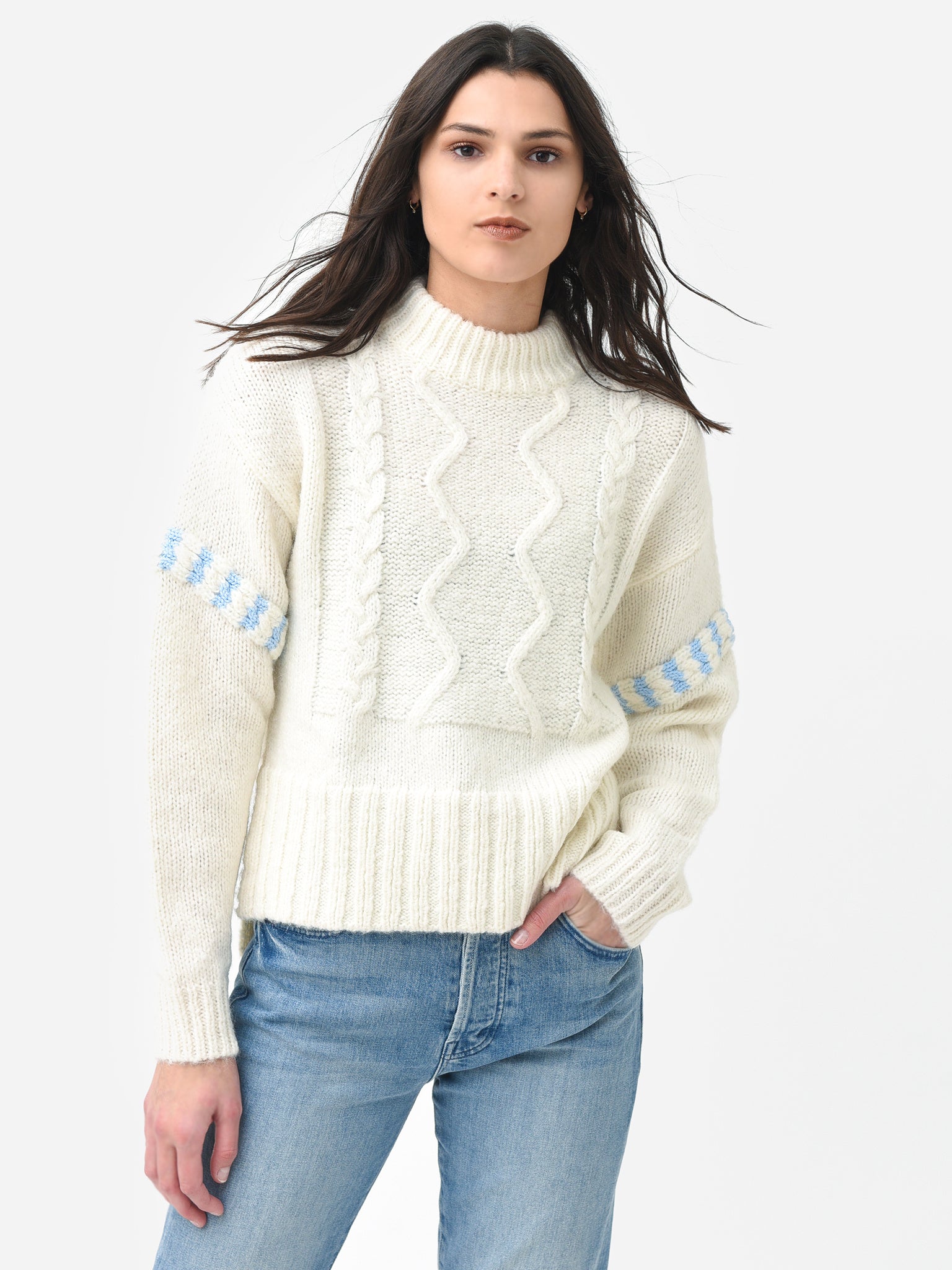 Bogner Women's Rike Cable Knit Sweater – saintbernard.com