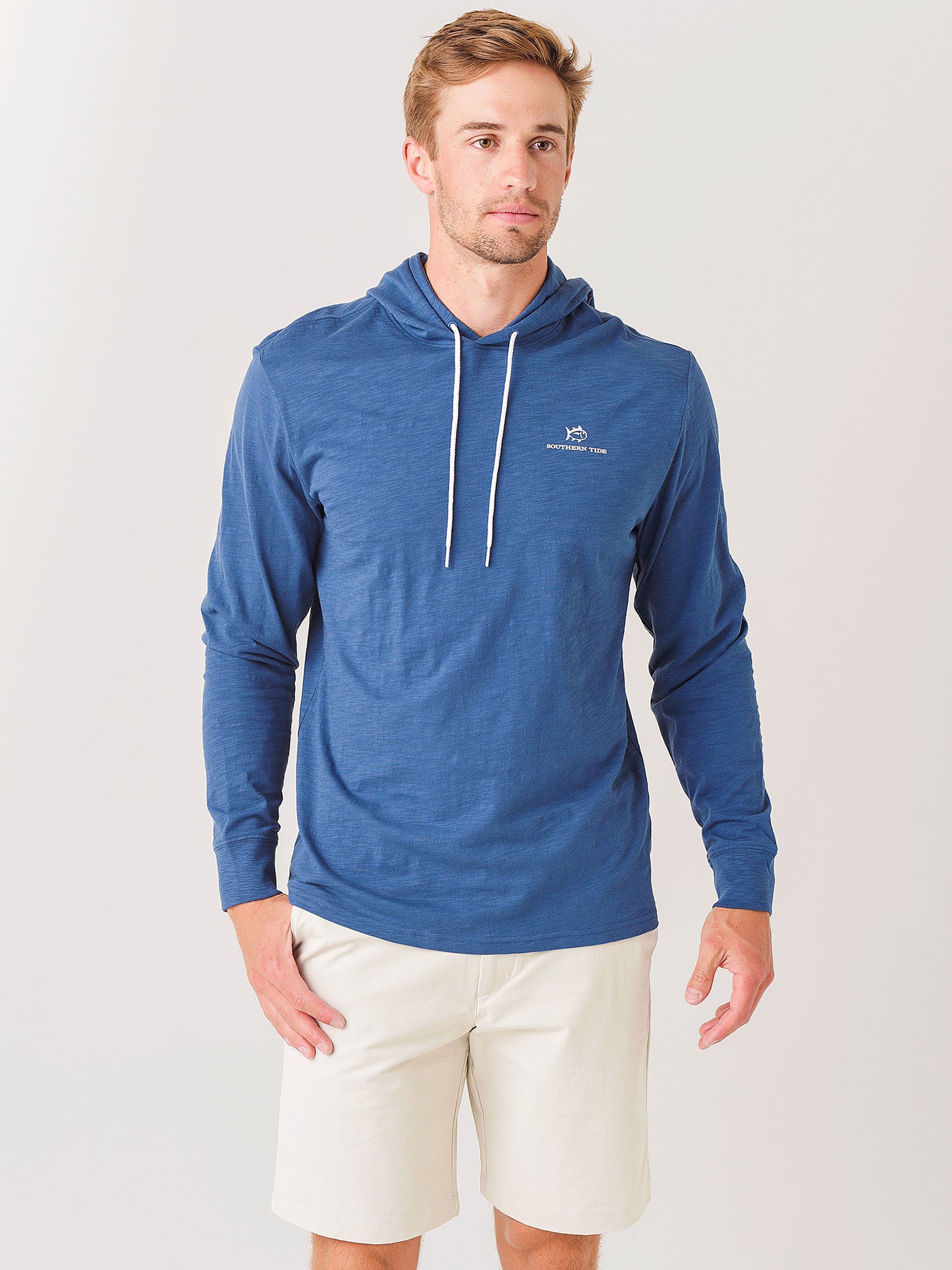 Southern Tide Men's South Shore Sun Farer Long Sleeve Hoodie T-Shirt