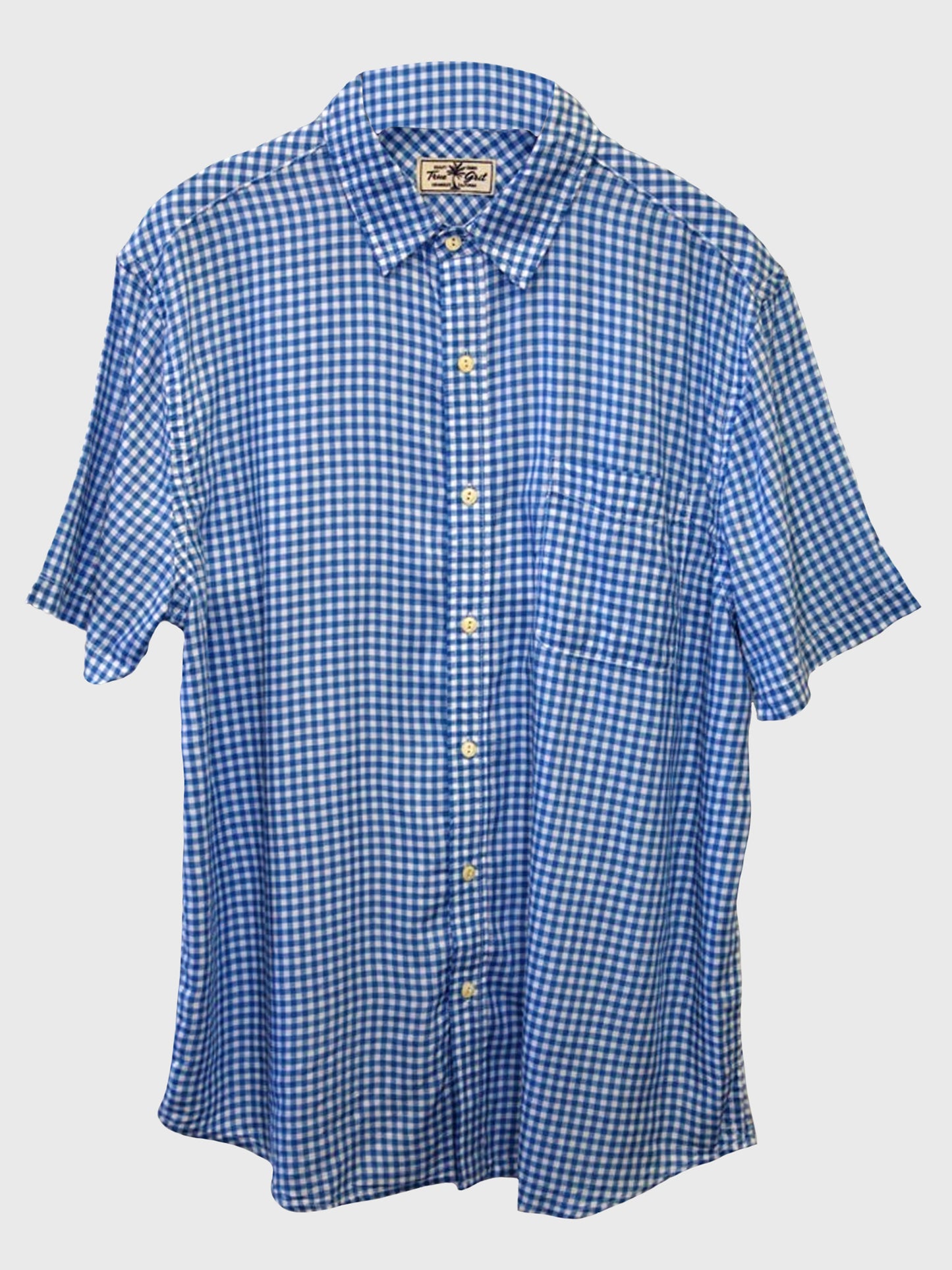 True Grit Men's Short-Sleeve One Pocket Shirt