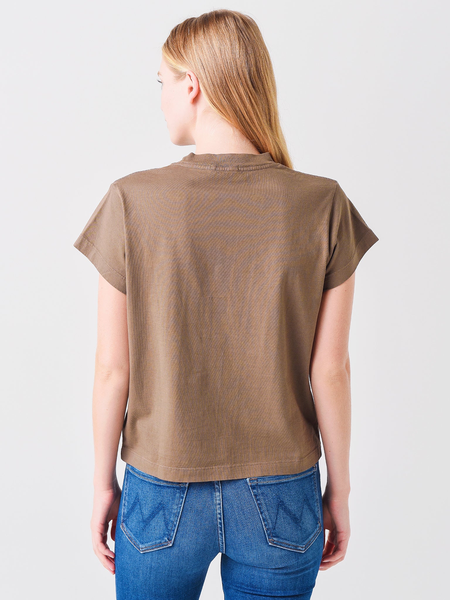 Agolde Women s Anika Cap Sleeve Tee