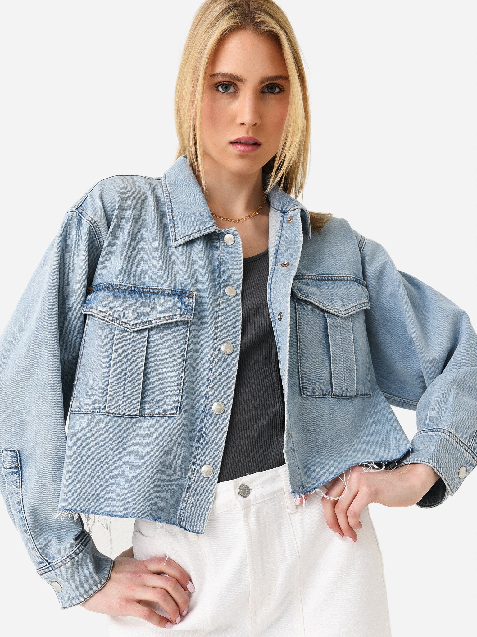 Agolde Women s Nyx Denim Shirt saintbernard