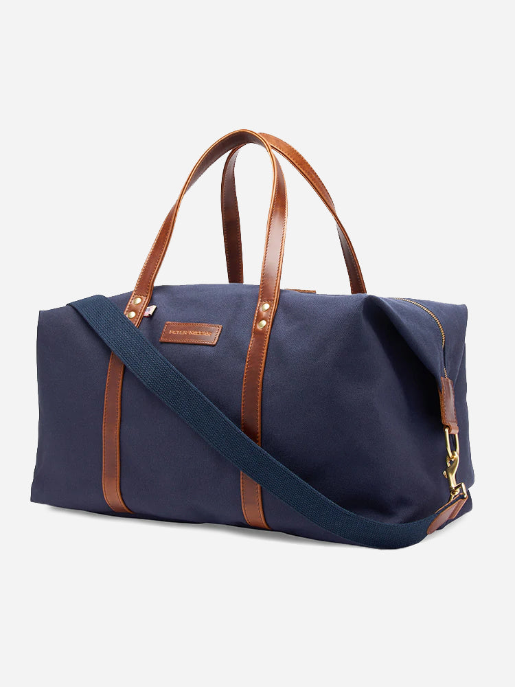 Peter Millar Crown Cotton Canvas Weekend Bag