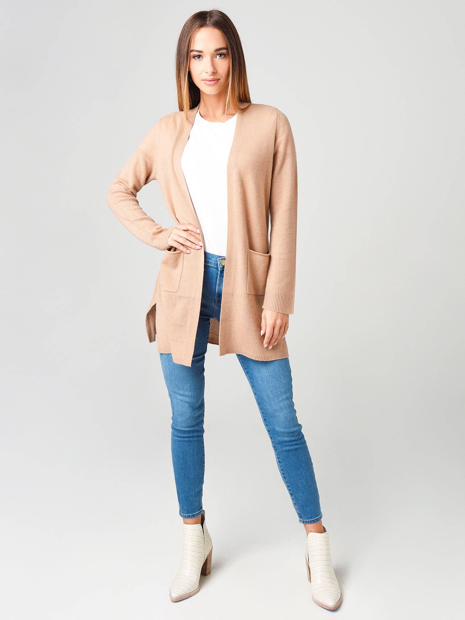 ATM Women s Cashmere Cardigan saintbernard