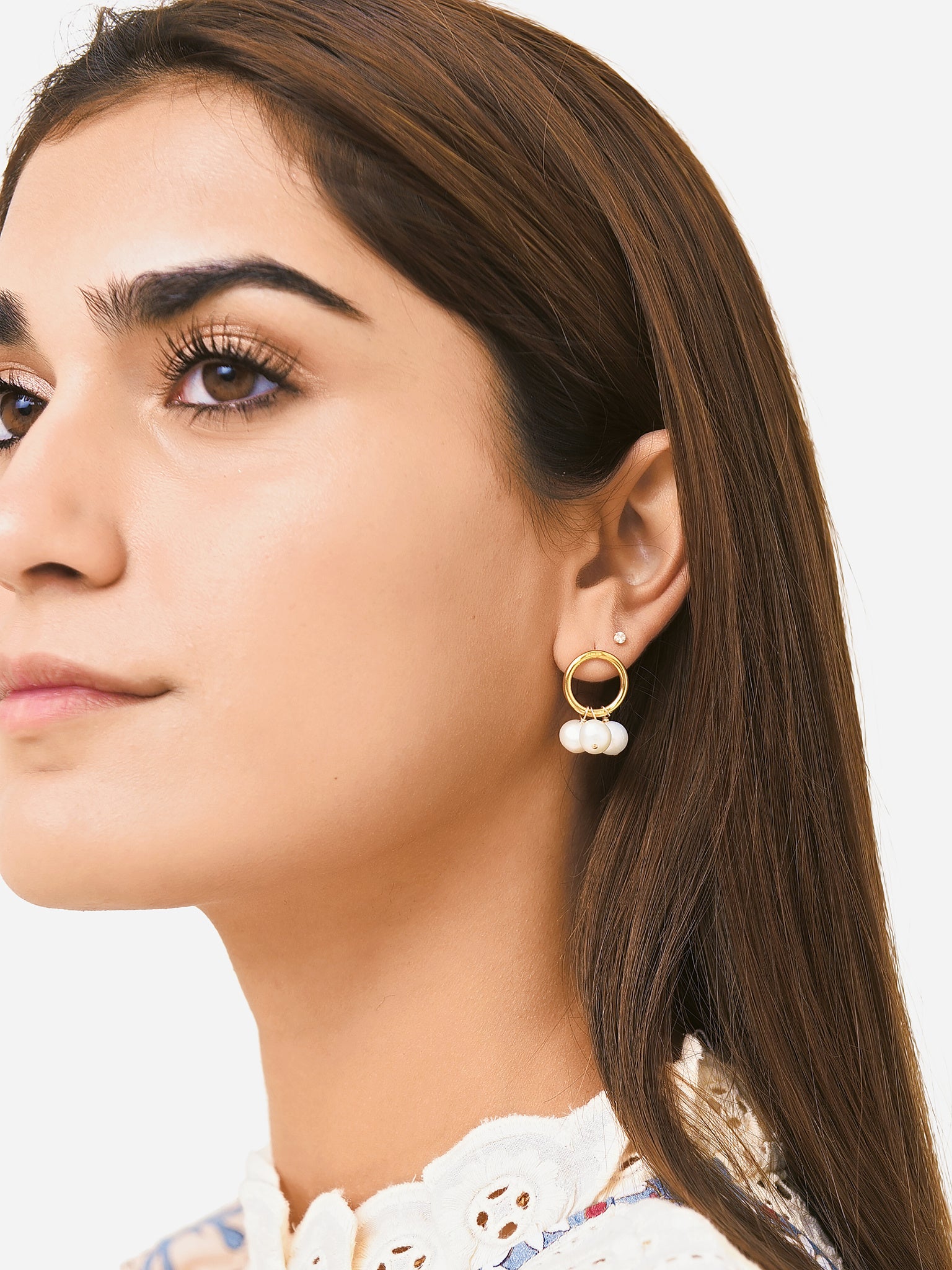 Gisel B Women's Ali Trio Stud Earrings – Saintbernard.com