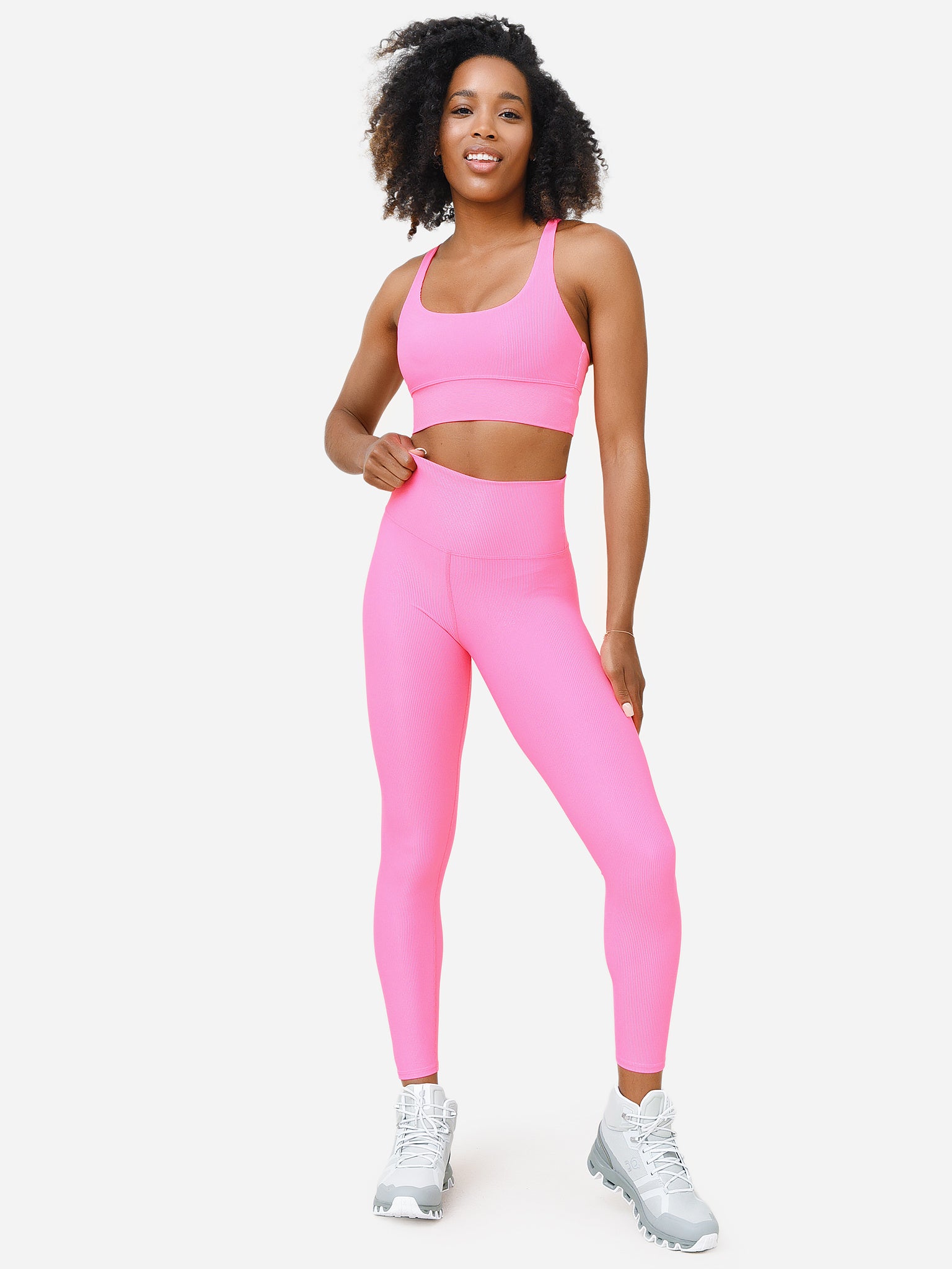 Beach Riot Ayla Legging Pink  Pink leggings, Athleisure outfits, Beach riot