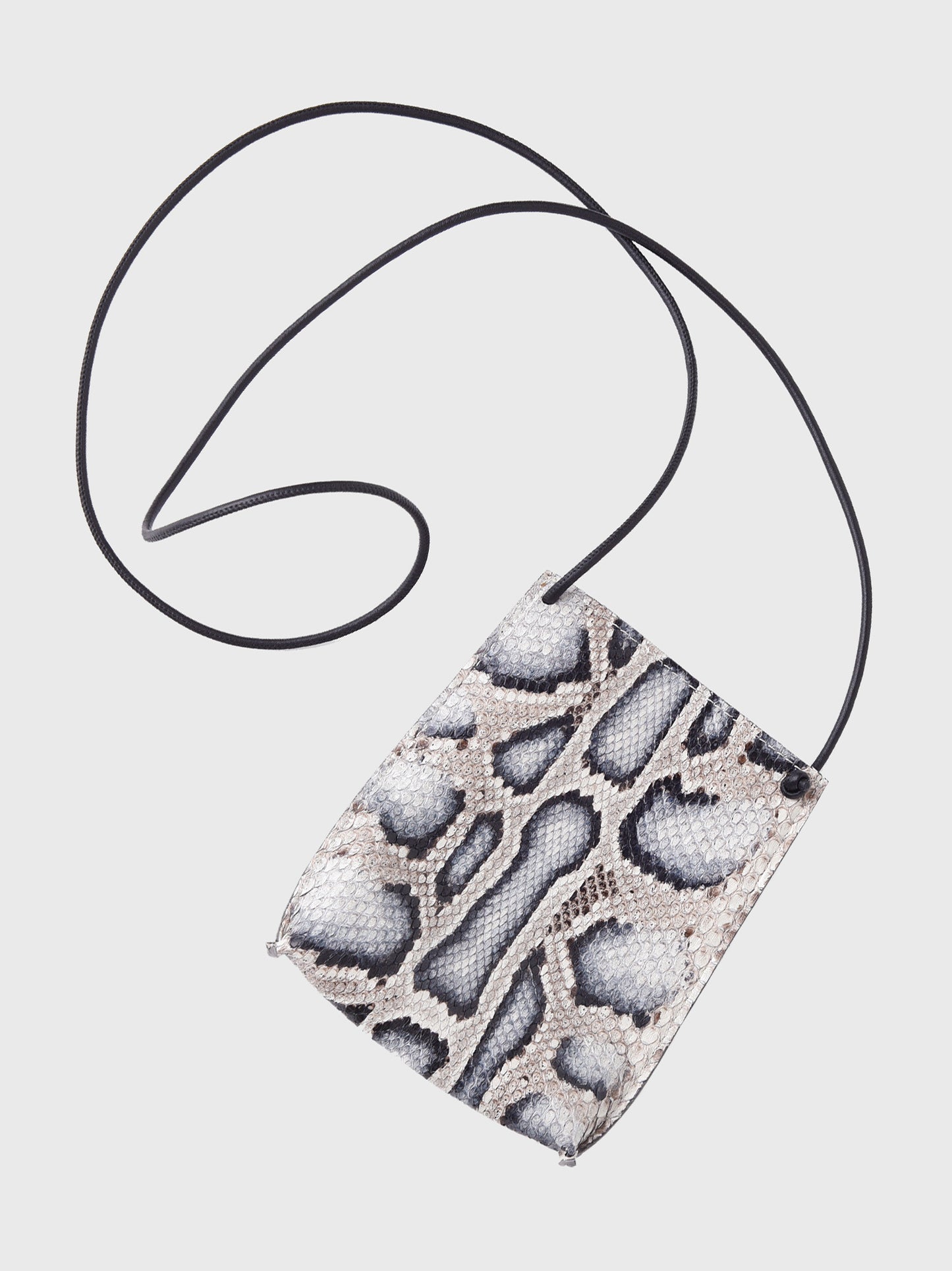 B-MAY Lake Effect Python Cell Pouch Crossbody Bag