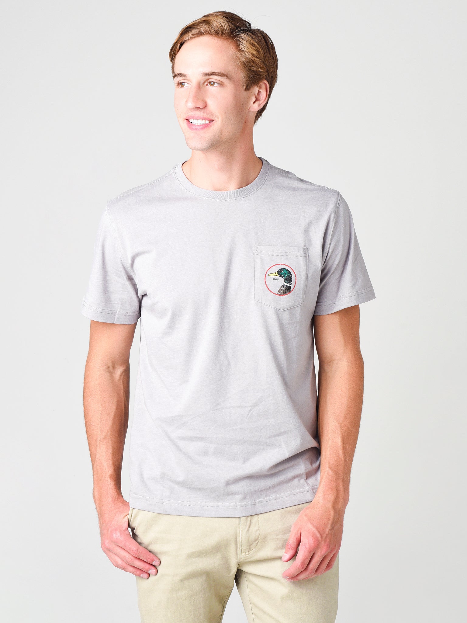 Duck Head Logo Short Sleeve T-Shirt - Harbor Blue - Nowells Clothiers