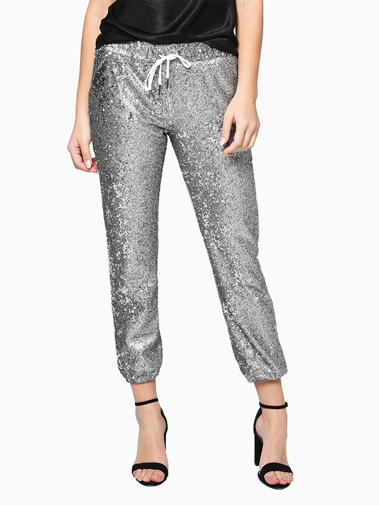 David Lerner New York Sequin Lounge Jogger