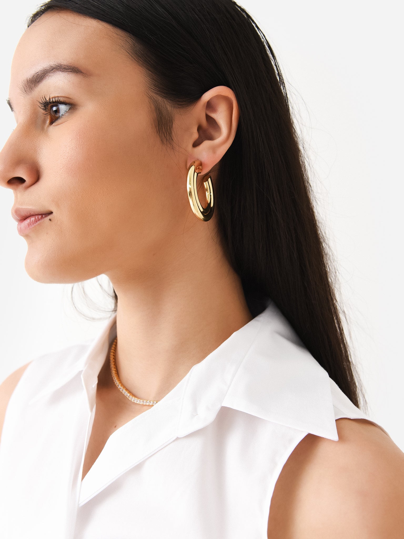 Jennifer zeuner deals hoop earrings