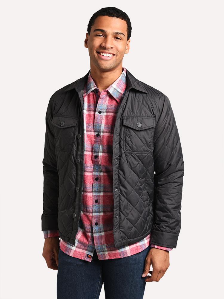 Men's The Normal Brand Quilted Sherpa Lined Shacket - Saint Bernard