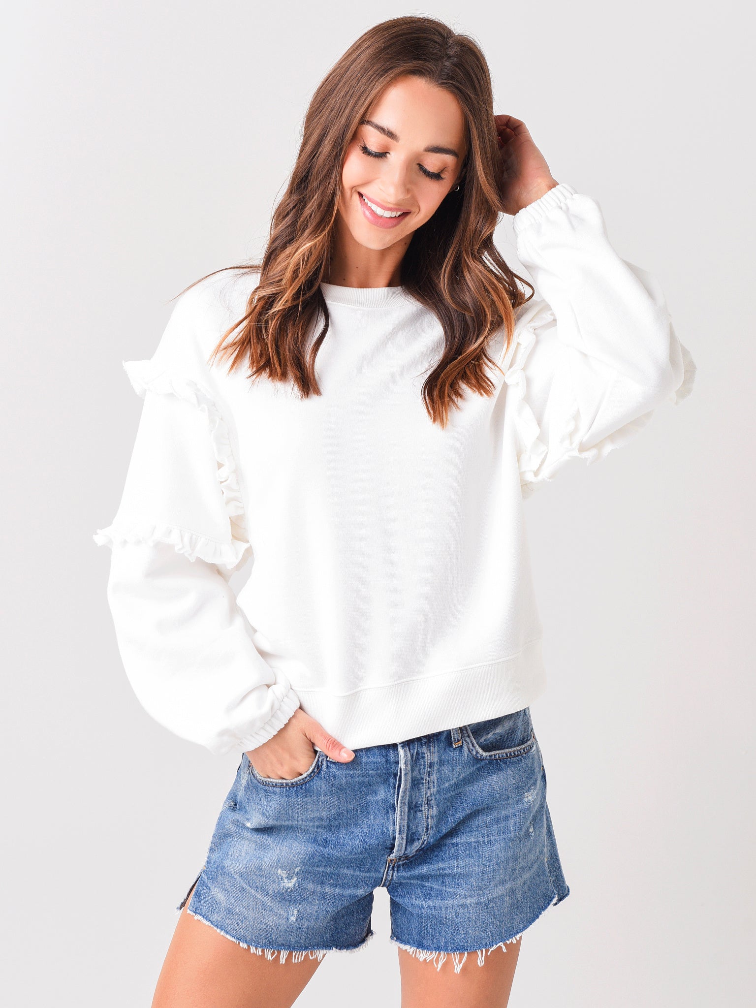 Evelyn sweatshirt 2024 rebecca minkoff