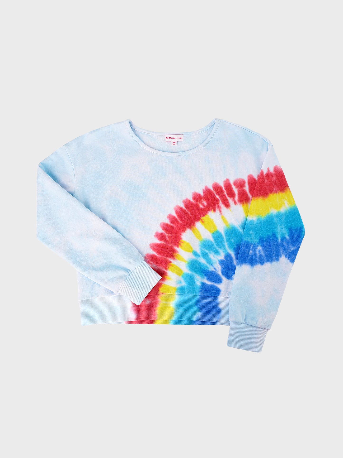 Design History Girls' Tie Dye Long Sleeve Top