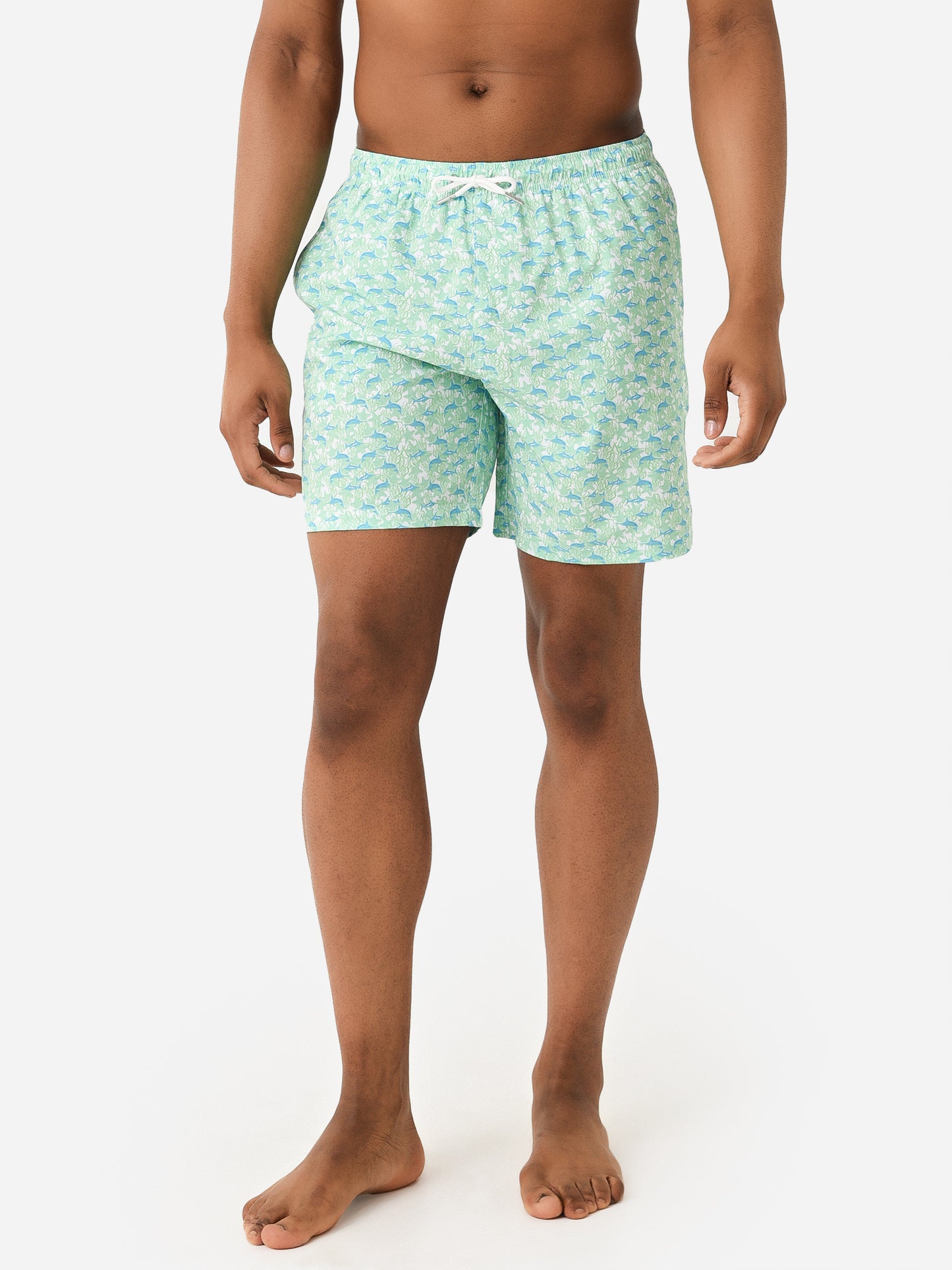 Bermies Men's Green Marlin Swim Trunk