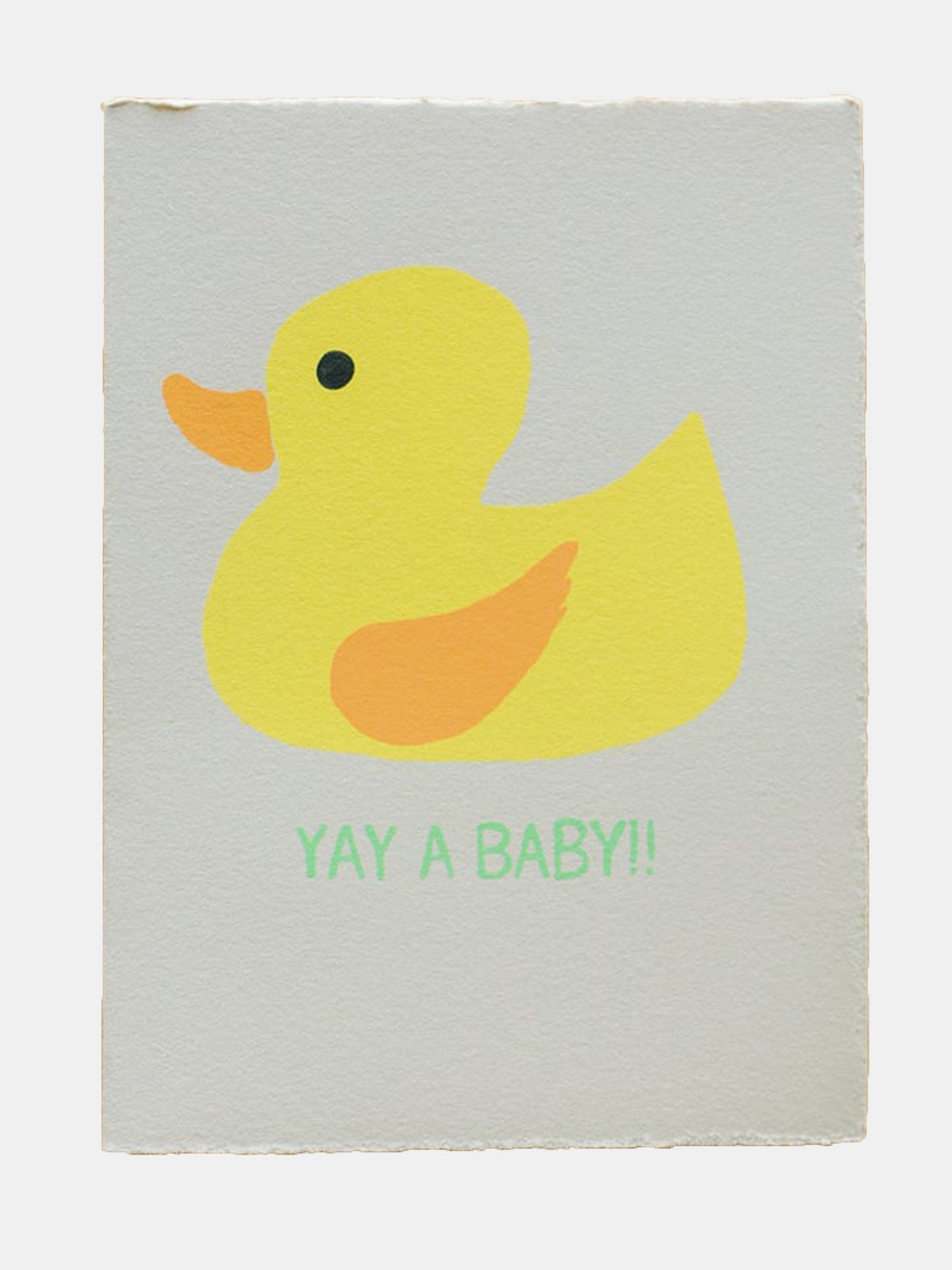 Alphabet Studios Yay A Baby Card