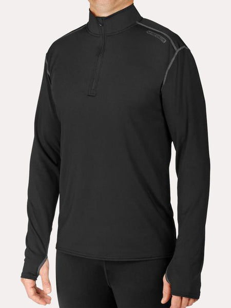 Hot Chillys Men's Micro-Elite Chamois Solid Zip-T –