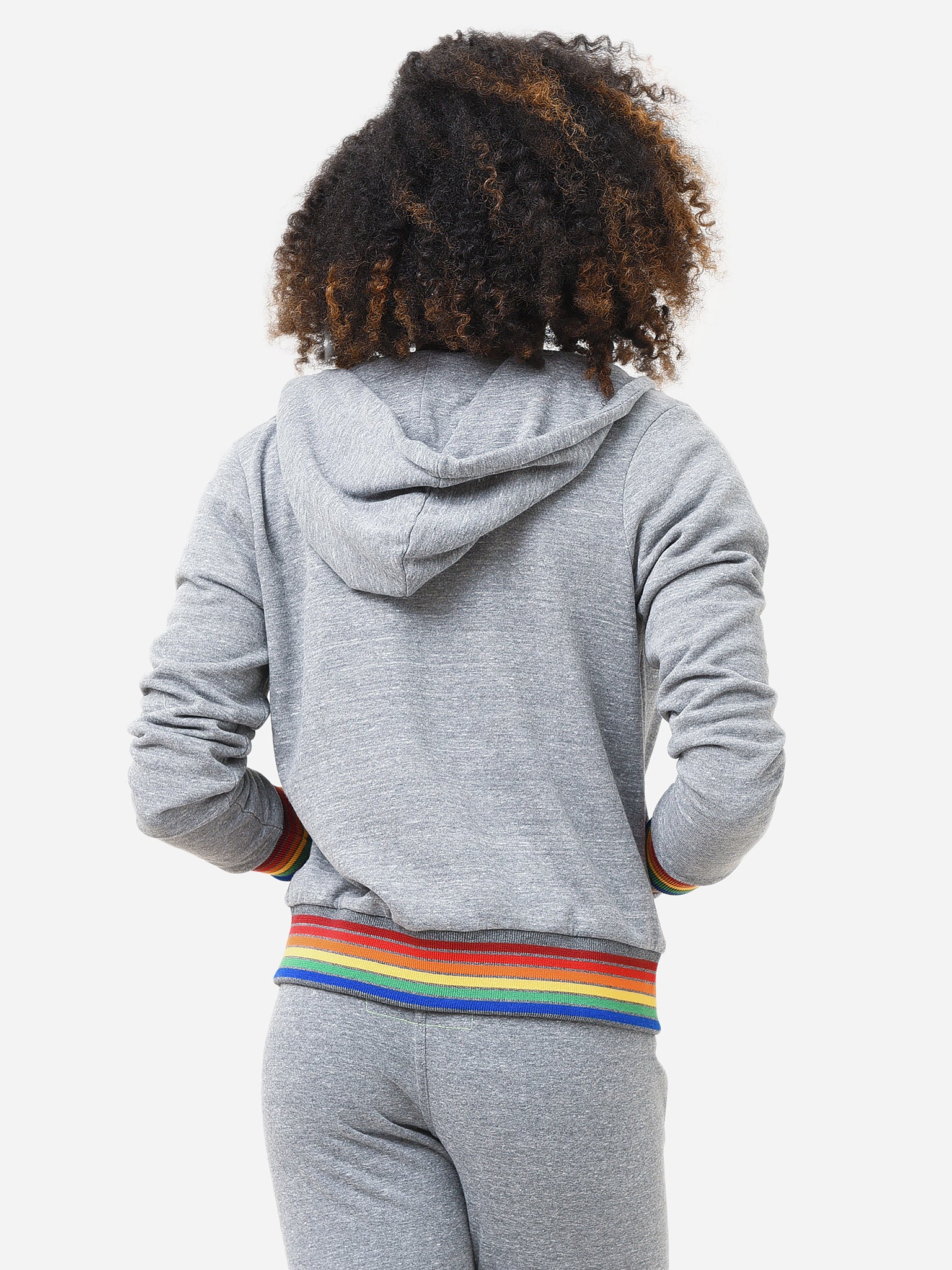 Aviator outlets Nation small rainbow rib hoodie