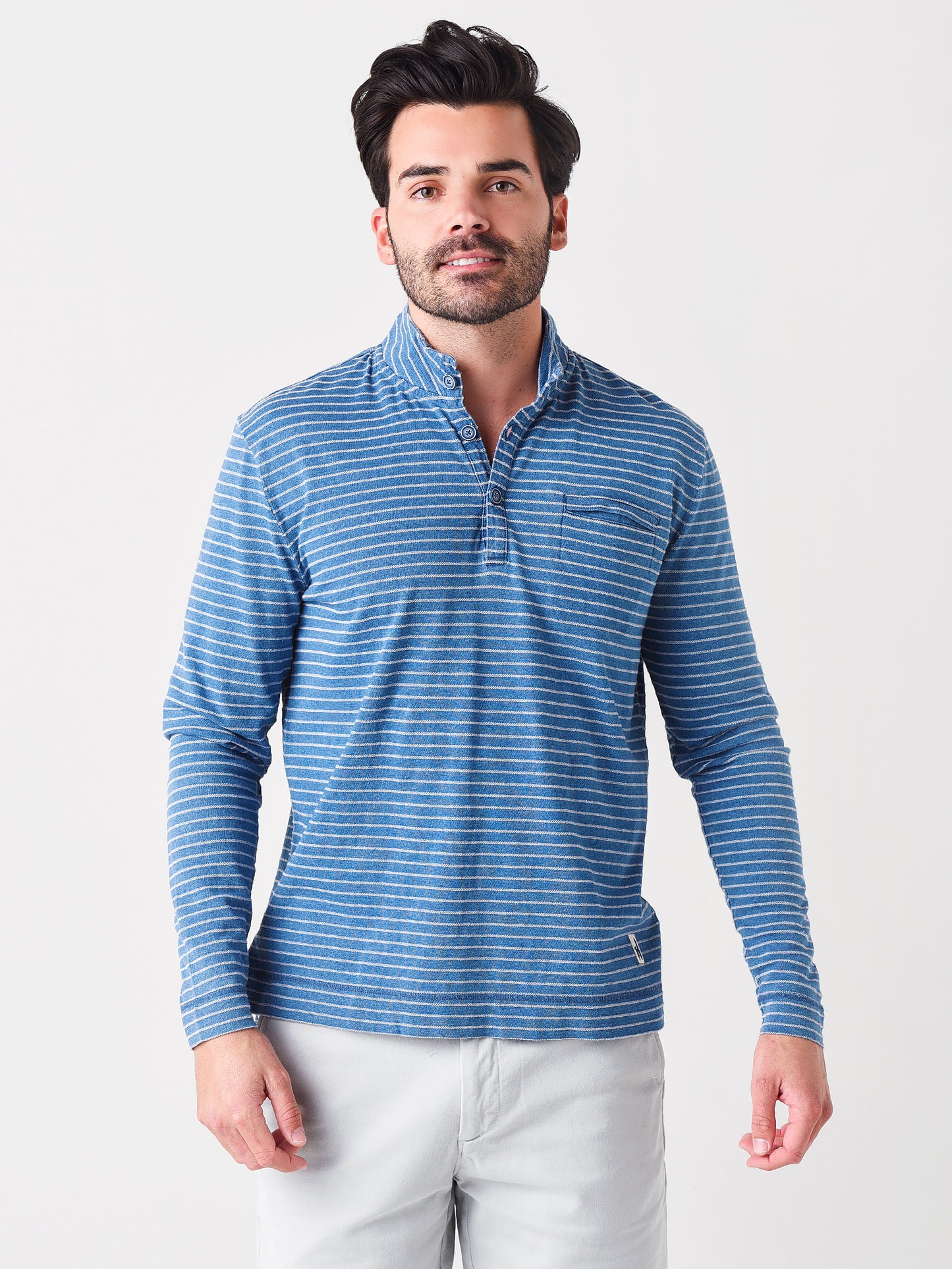 Johnnie-O Men's Rocky Henley Pullover