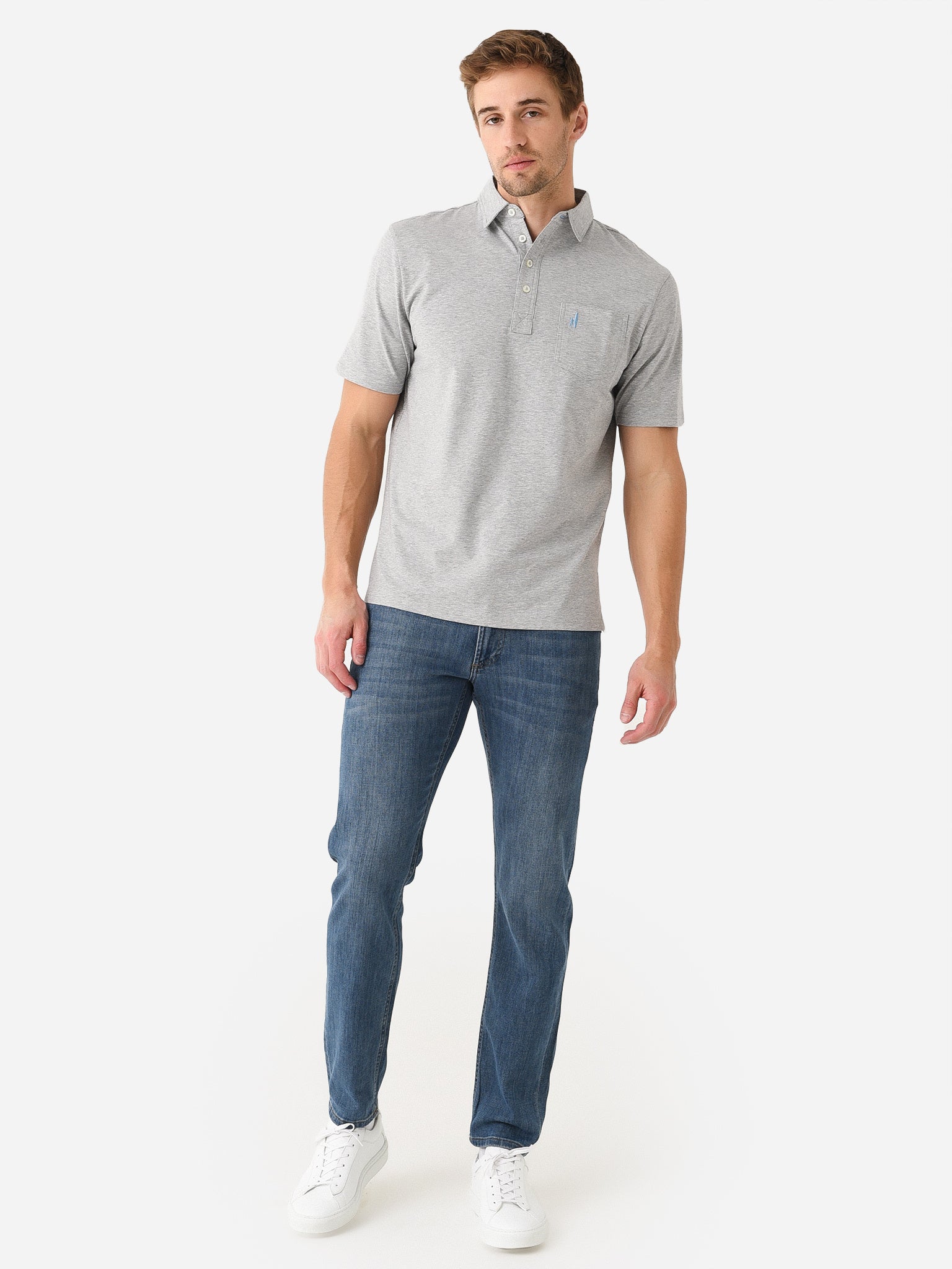 Johnnie-O Men's Heathered Original Polo