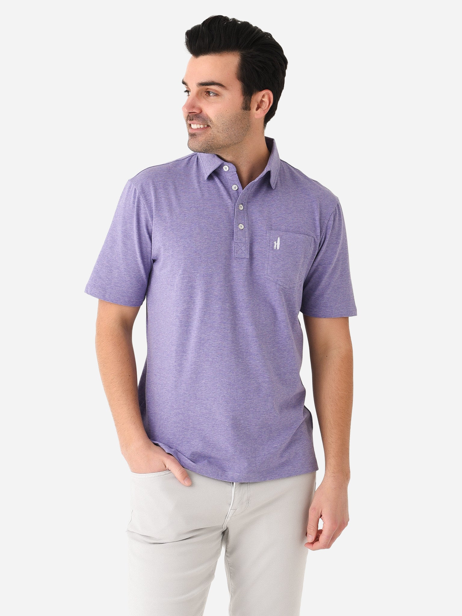 Johnnie-O Men's Heathered Original Polo