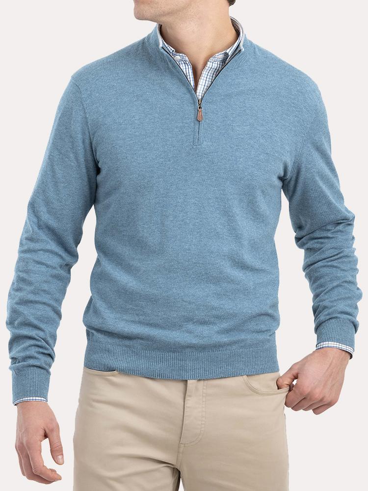 Johnnie-O Men's Bailey Quarter-Zip Pullover Sweater