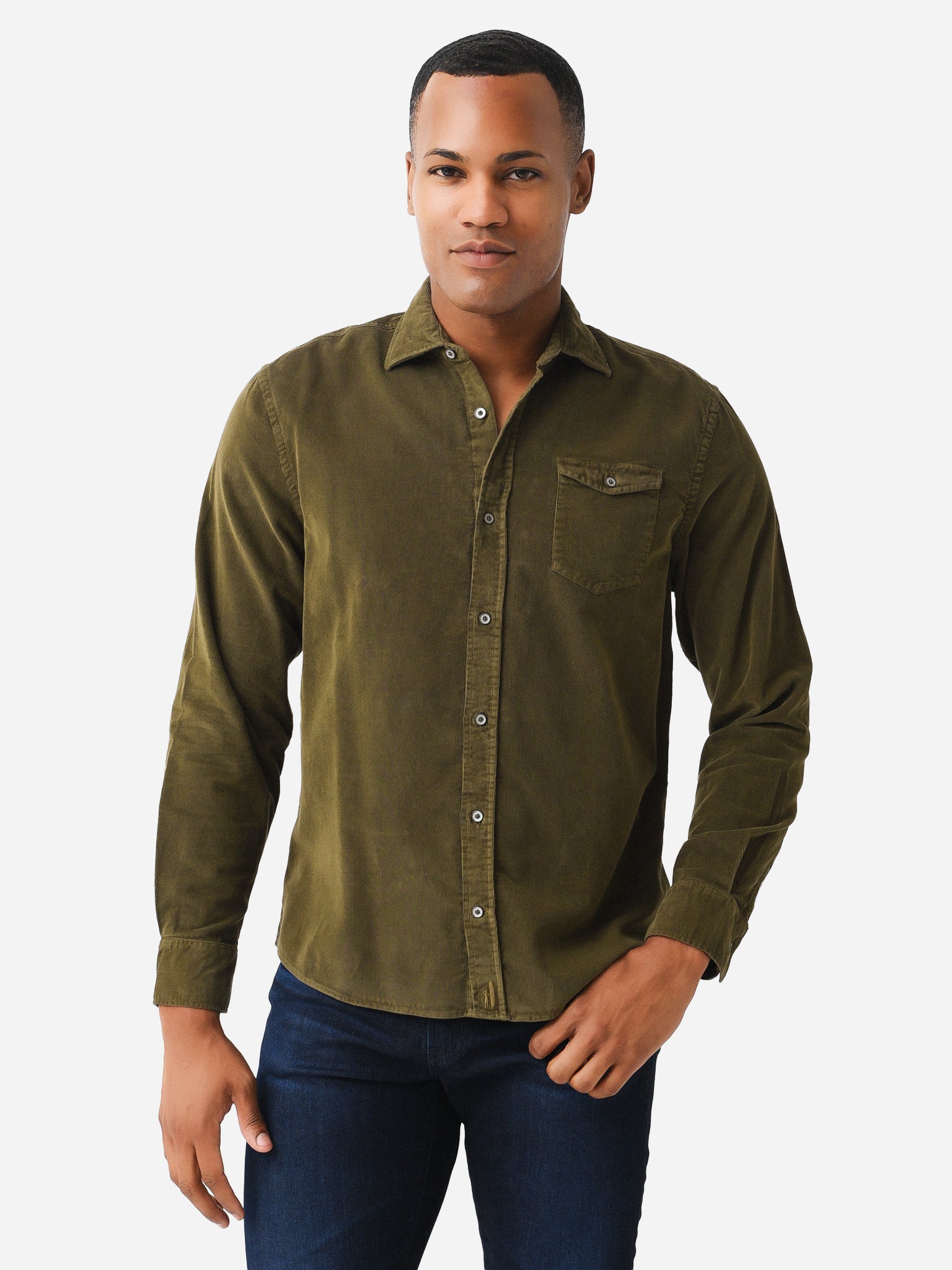 Johnnie-O Men's Kodiak Hangin' Out Corduroy Shirt