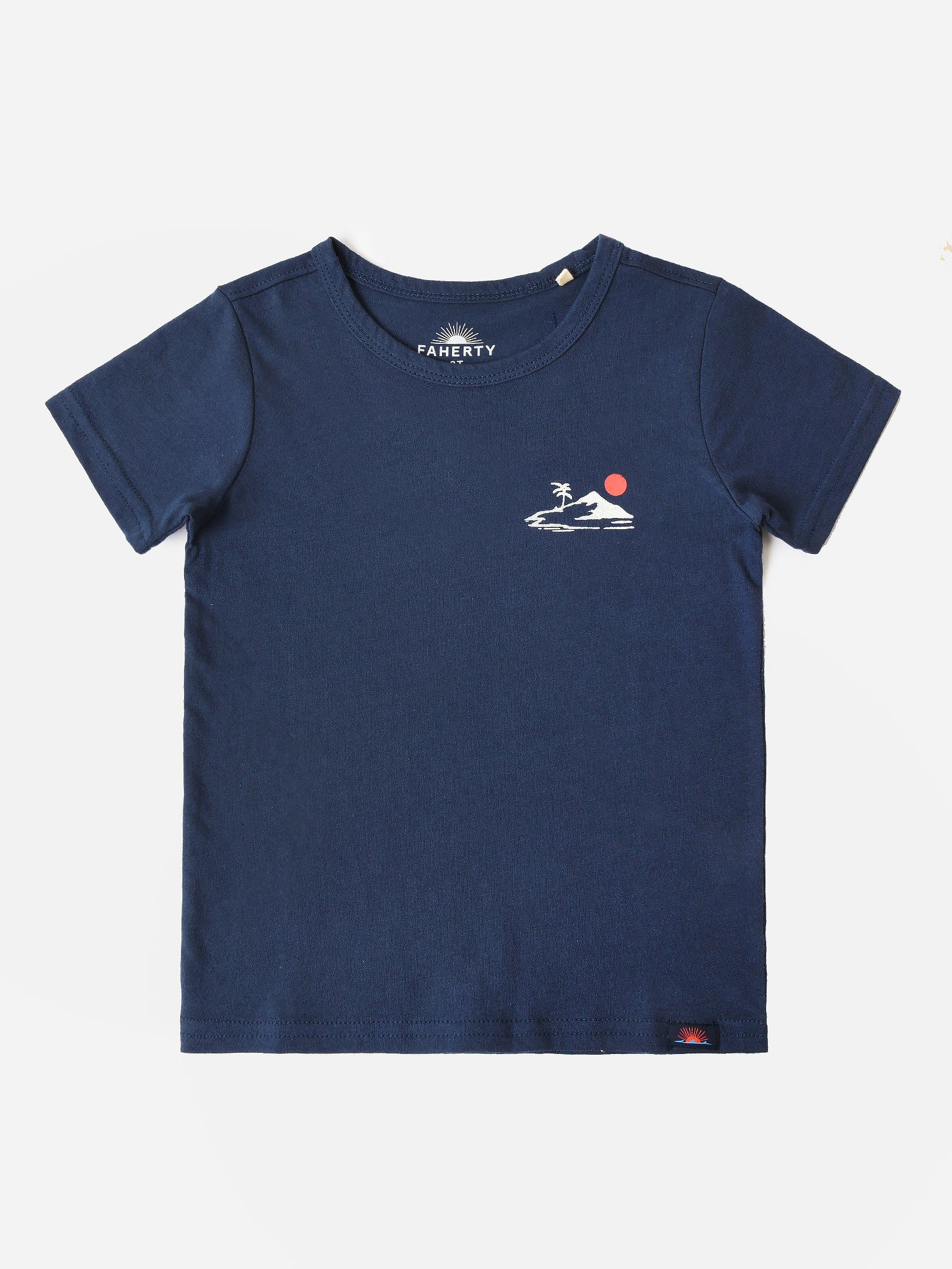 Faherty Brand Boys' Graphic Sun and Sea Tee – saintbernard.com