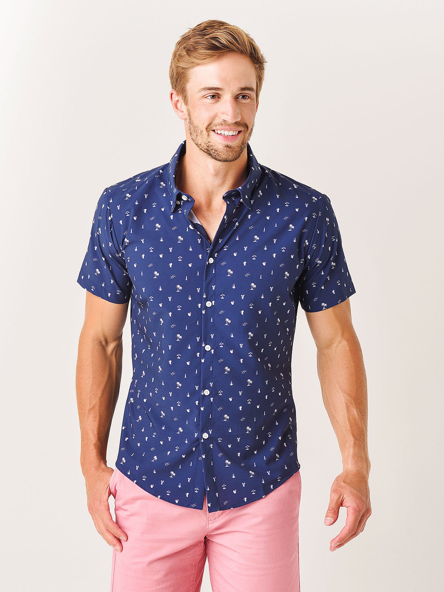 Mizzen+Main Men's Leeward Short-Sleeve Shirt