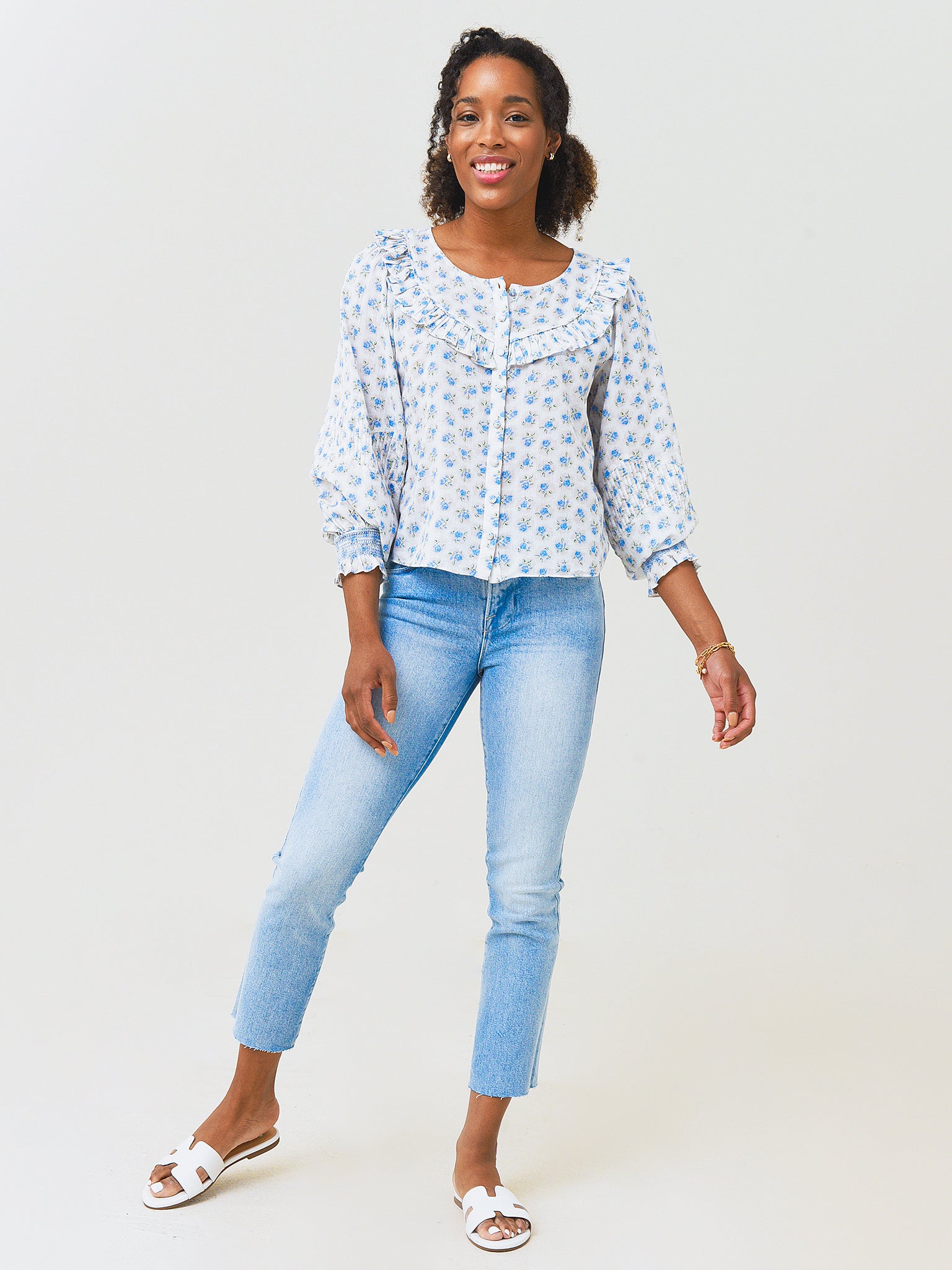 LoveShackFancy Women's Goldie Blouse