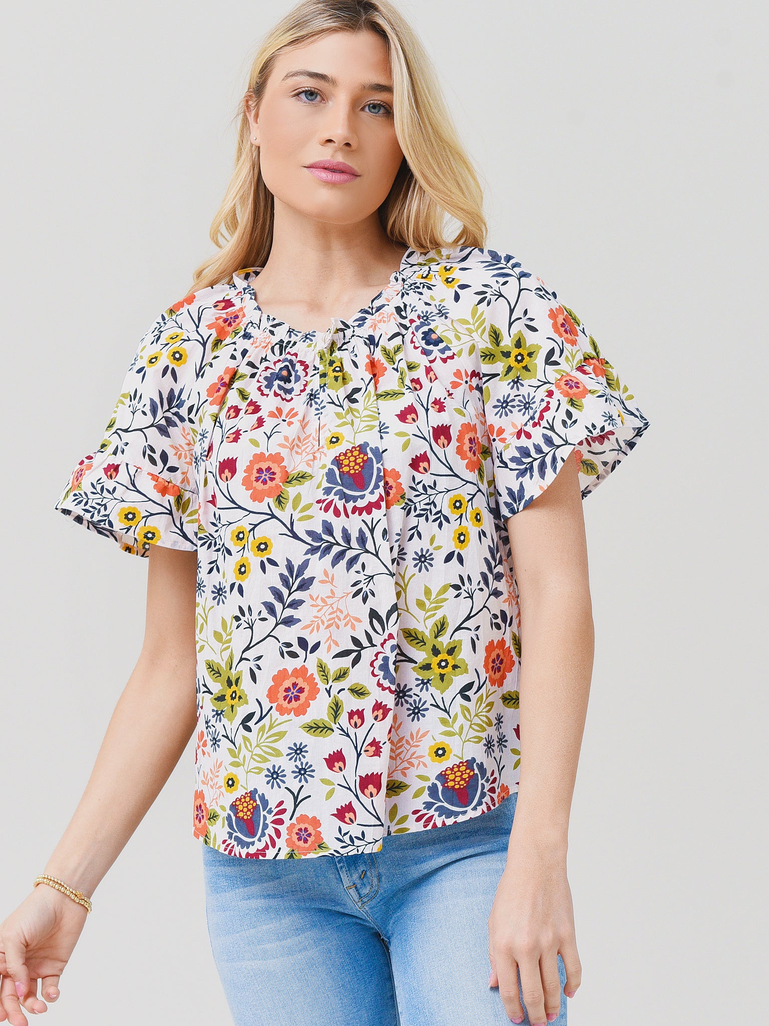 Velvet Women's Lucy Printed Top – saintbernard.com