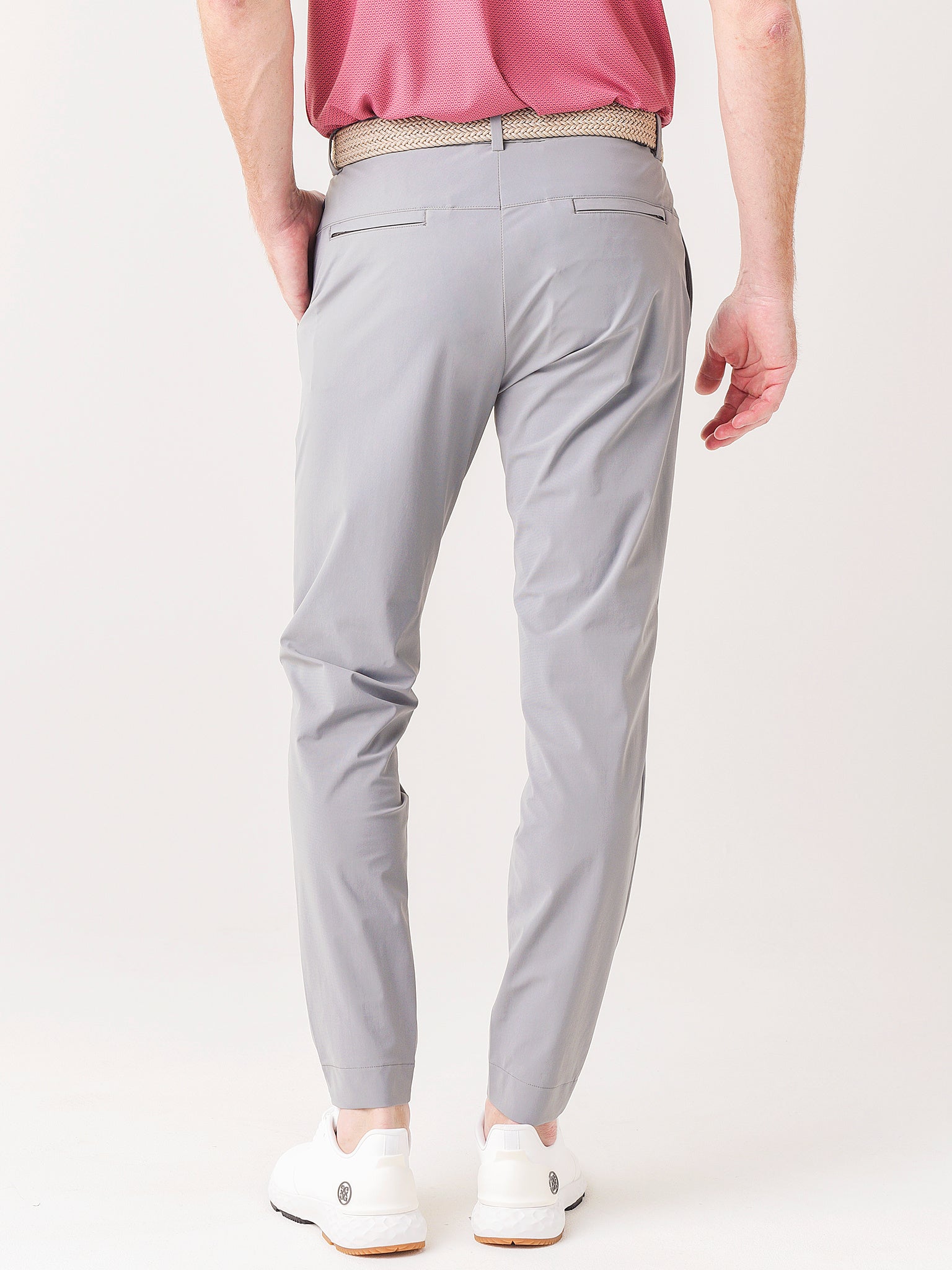 Men's ankle pants on sale grey