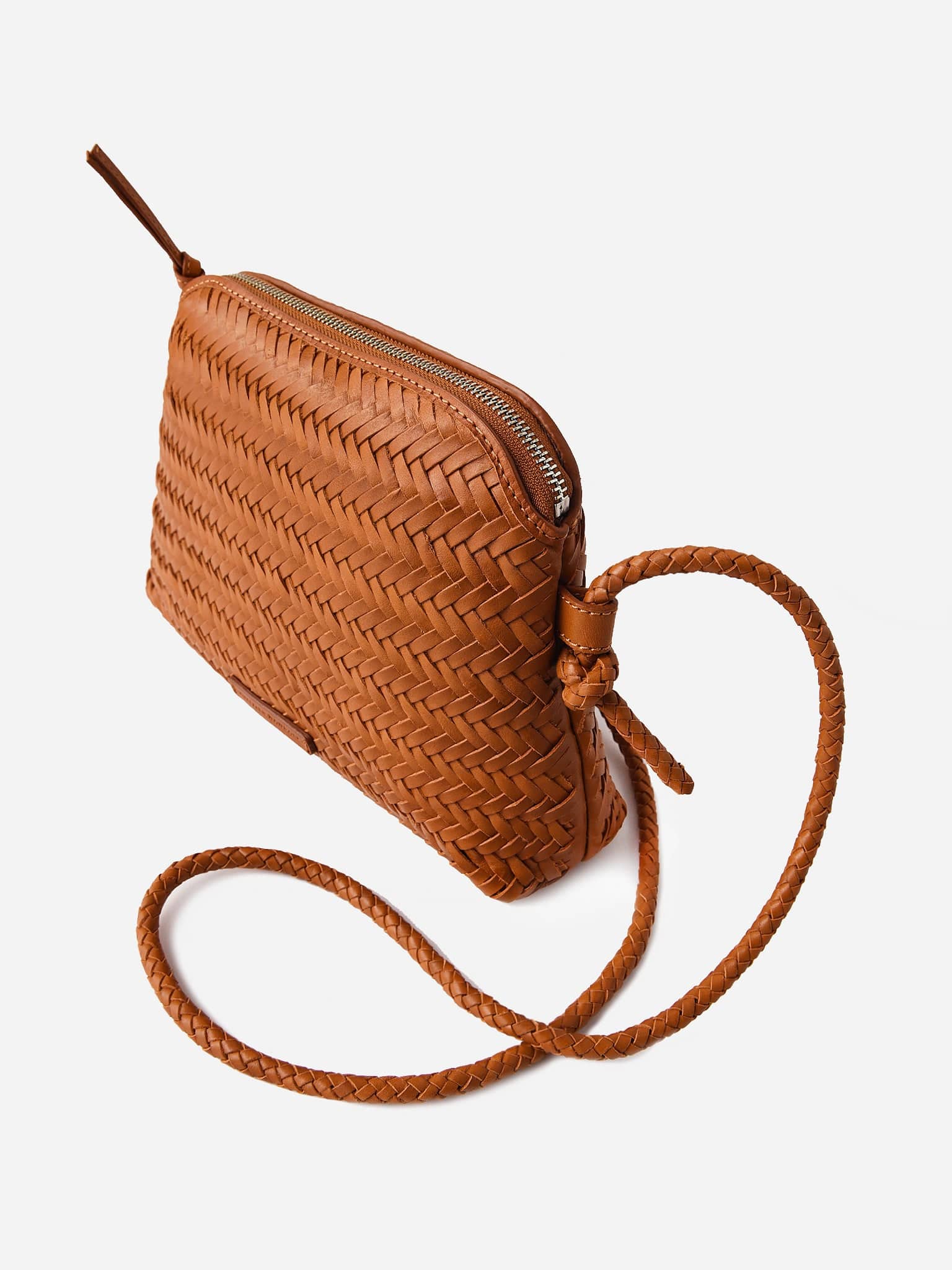 Loeffler randall mallory woven best sale crossbody bag