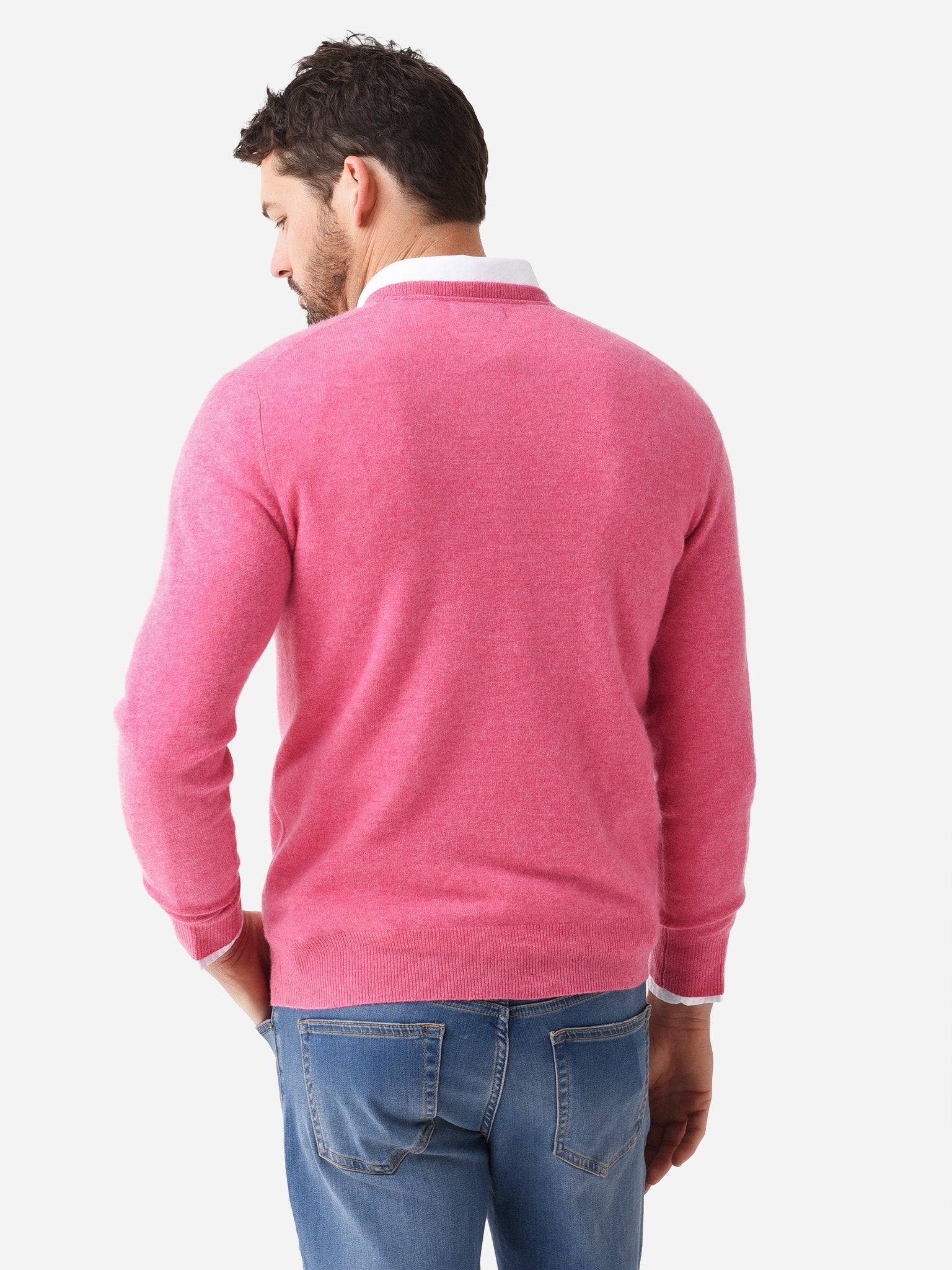 NAADAM Men's V-Neck Cashmere Sweater