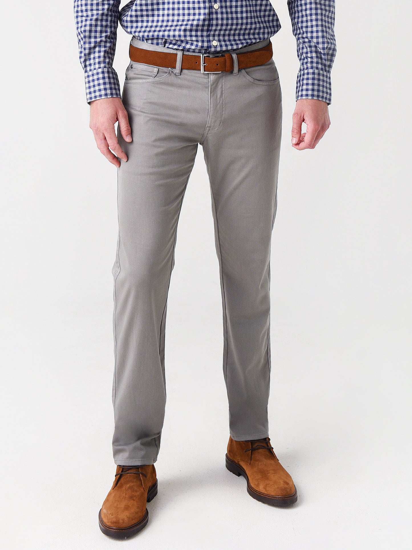 Peter Millar Crown Crafted Wayfare Five-Pocket Pant: Nickel - Craig Reagin  Clothiers