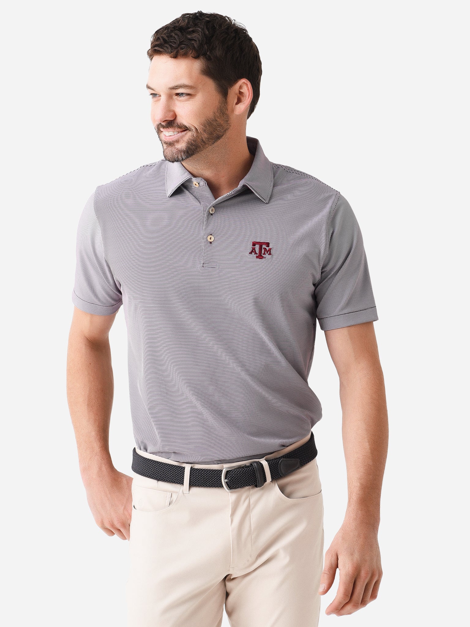 Peter millar jubilee clearance stripe stretch jersey polo