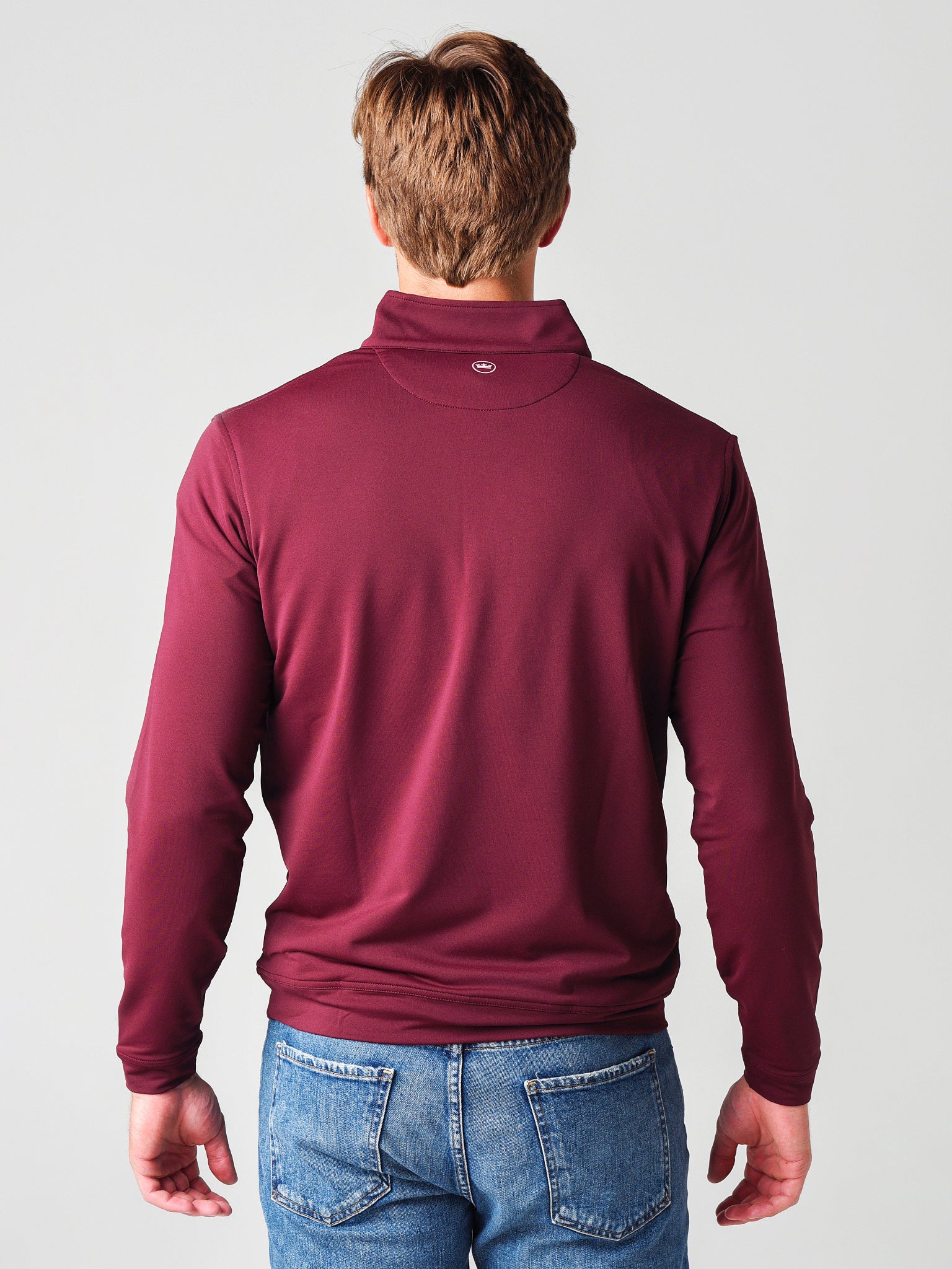 Peter Millar Crown Sport Men's Perth Stretch Loop Quarter-Zip Pullover