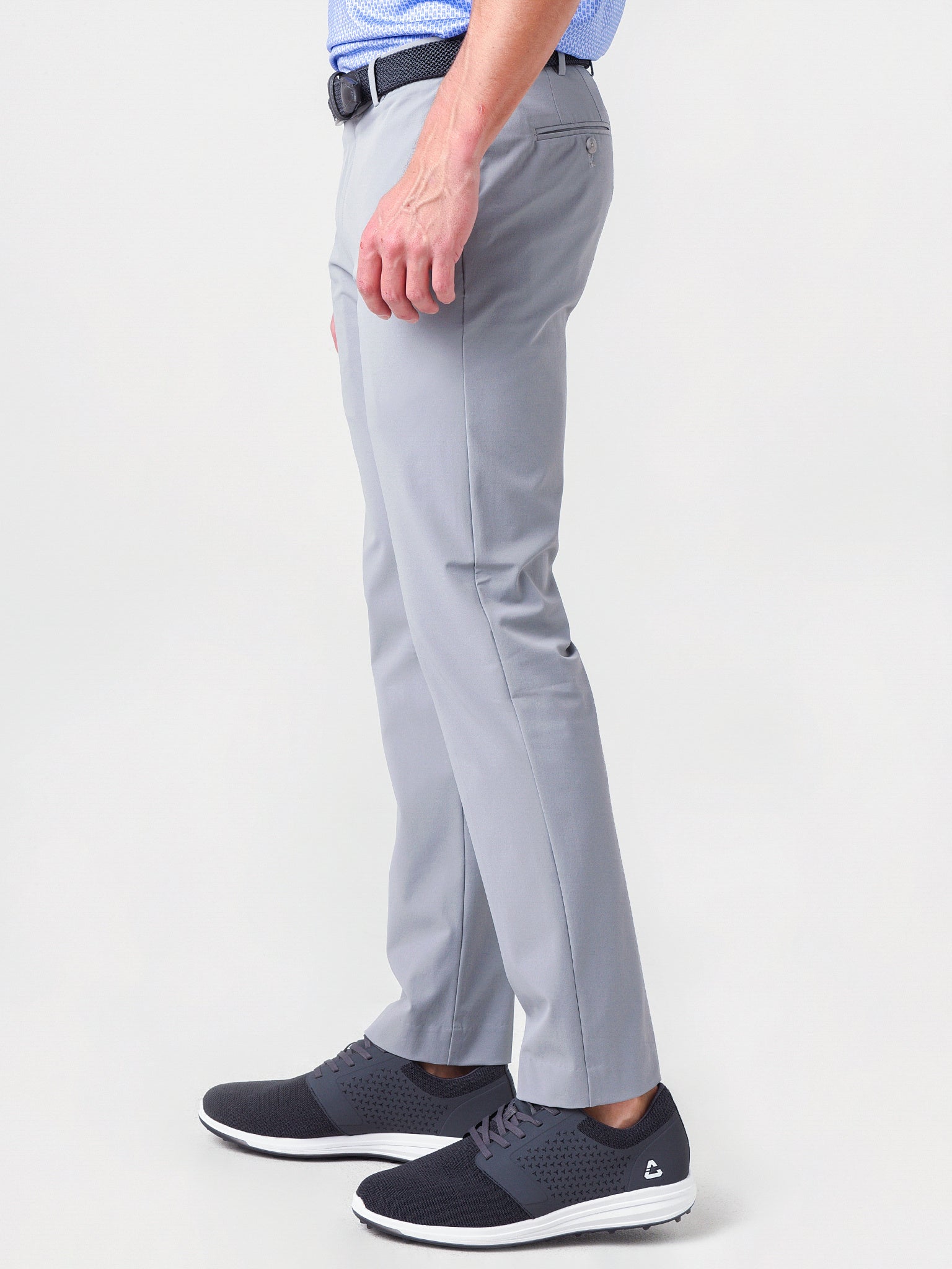 Peter Millar Crown Sport Golf Pants Mens 33x28 Light Brown Polyester 11  Rise