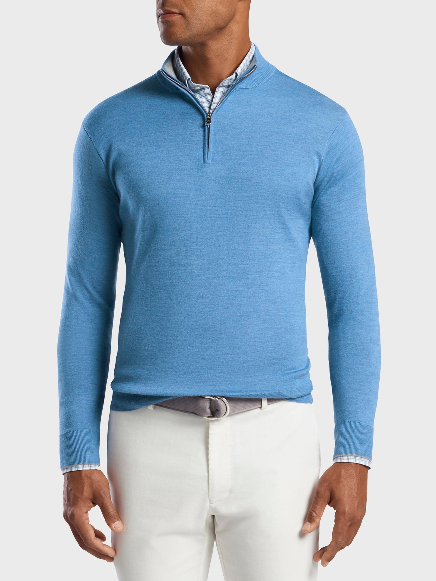 Peter Millar Crown Crafted Men's Victory Cashmere-Silk Quarter-Zip