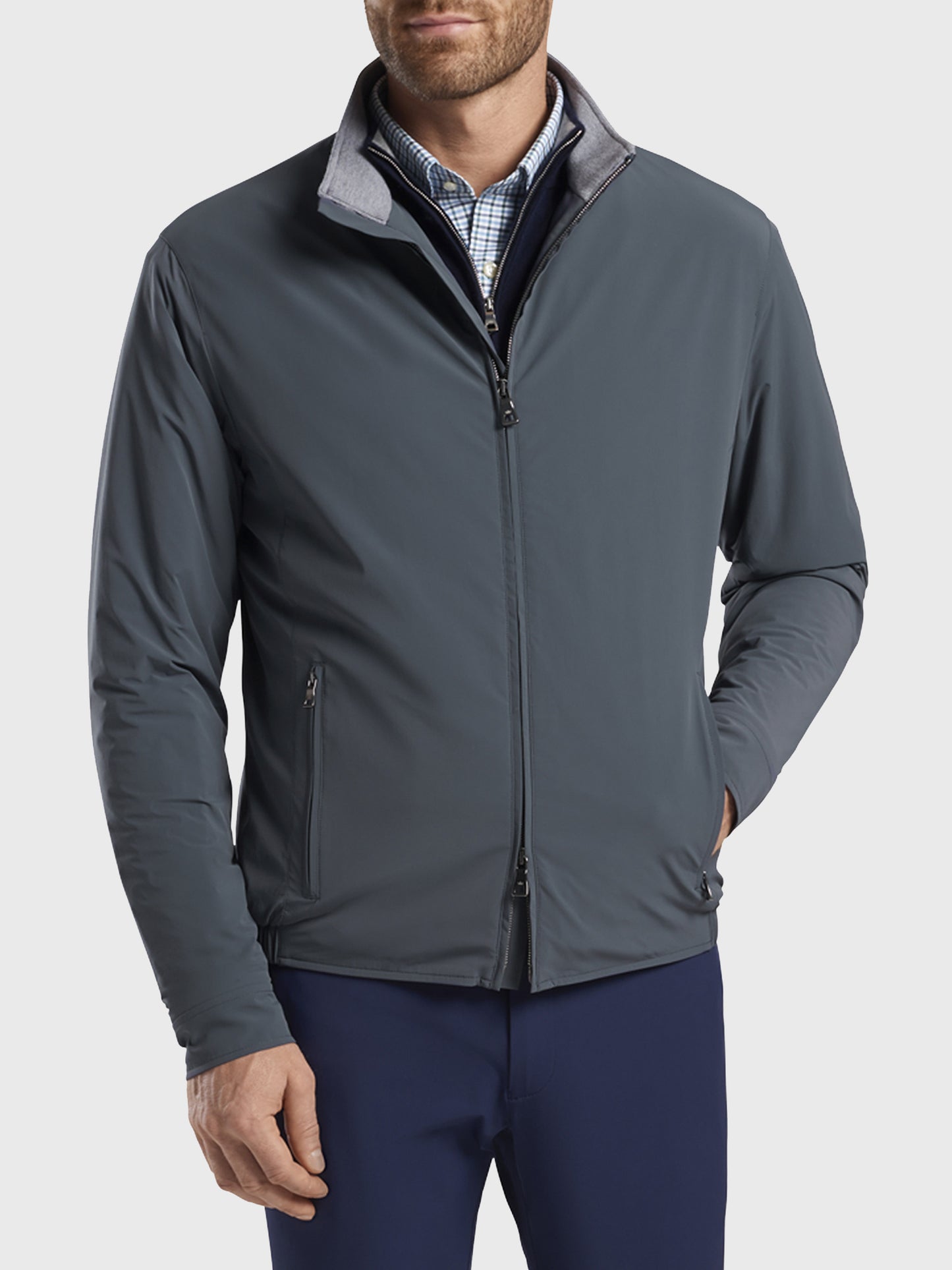 Peter Millar Crown Crafted Men's Stealth Light Insulated Jacket