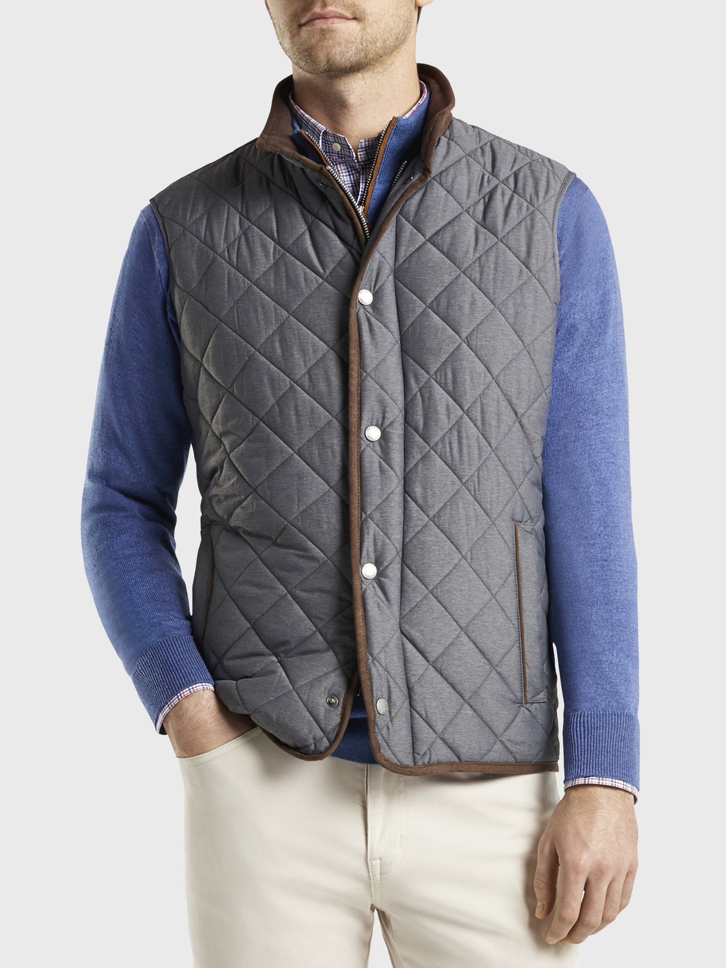 Peter Millar Crown Men's Essex Quilted Travel Vest