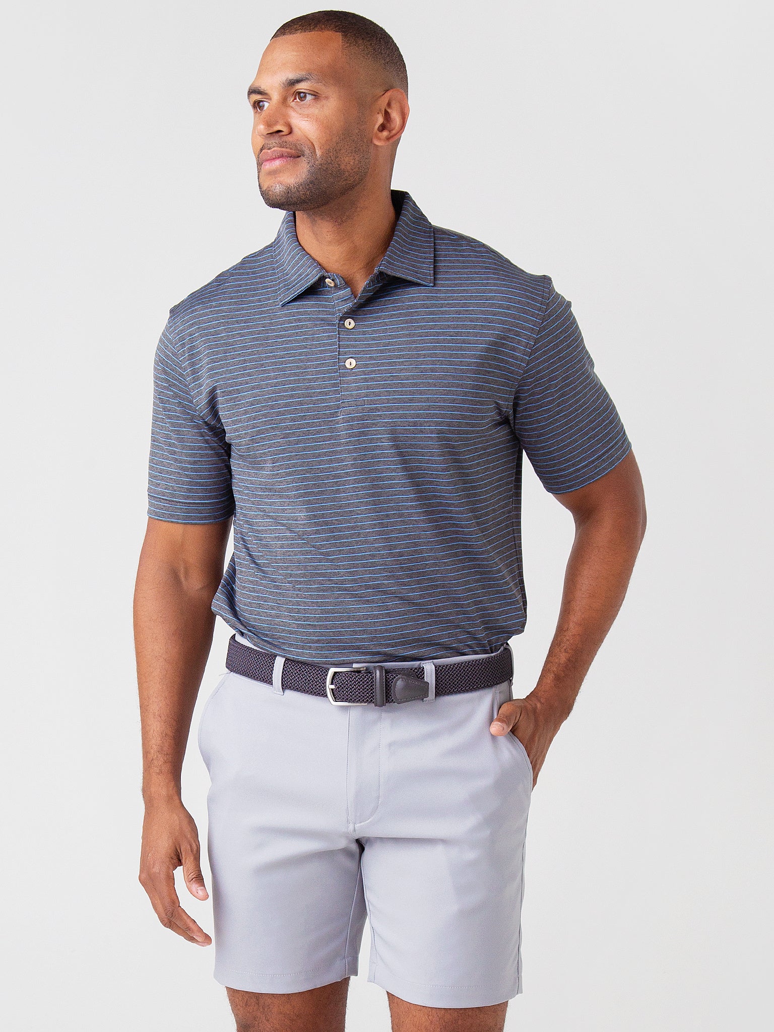 Peter Millar Crown Sport Men's Crafty Performance Jersey Polo ...