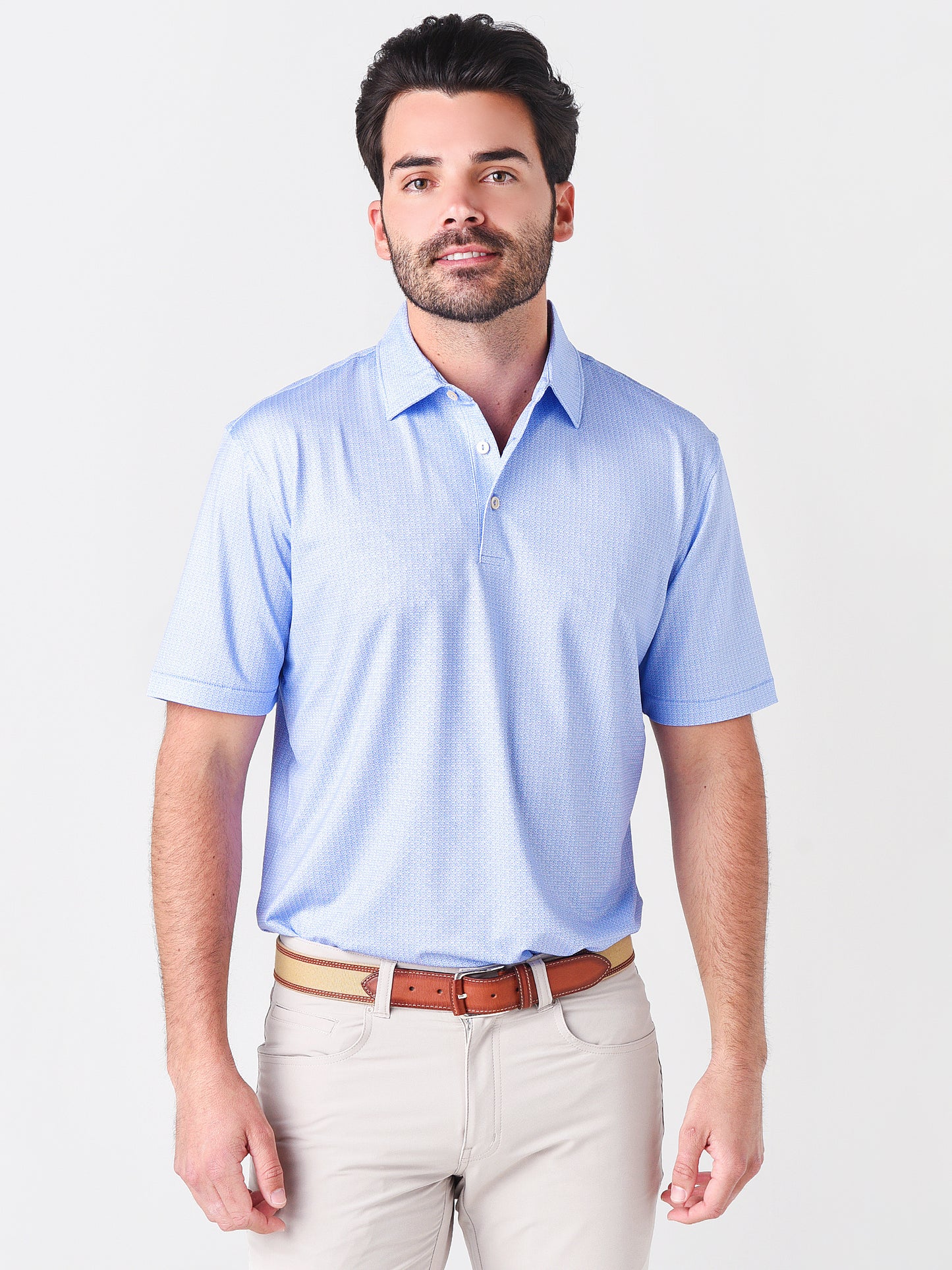 Peter Millar Crown Sport Men's Light Performance Jersey Polo