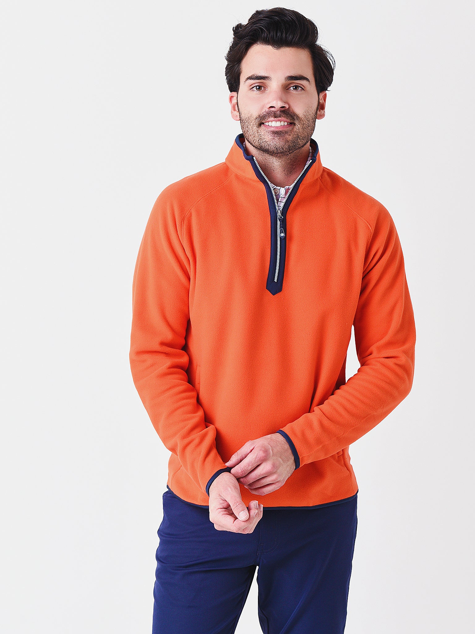 Peter Millar Crown Sport Men's Thermal Flow Micro Fleece Half-Zip